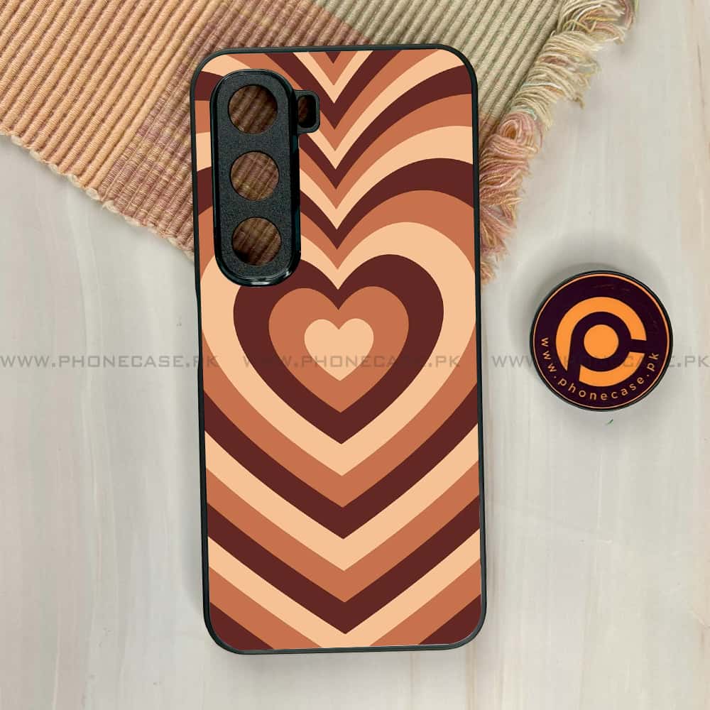 Infinix Hot 60i - Heart Beat Series - Premium Metal Printed soft Bumper shock Proof Case