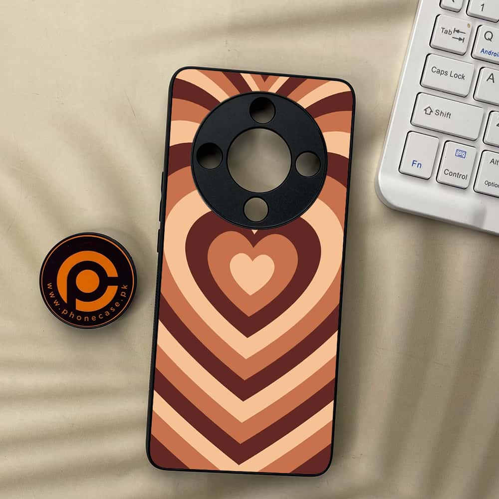 HONOR X9b 5G - Heart Beat Series - Premium Metal  Printed soft Bumper shock Proof Case