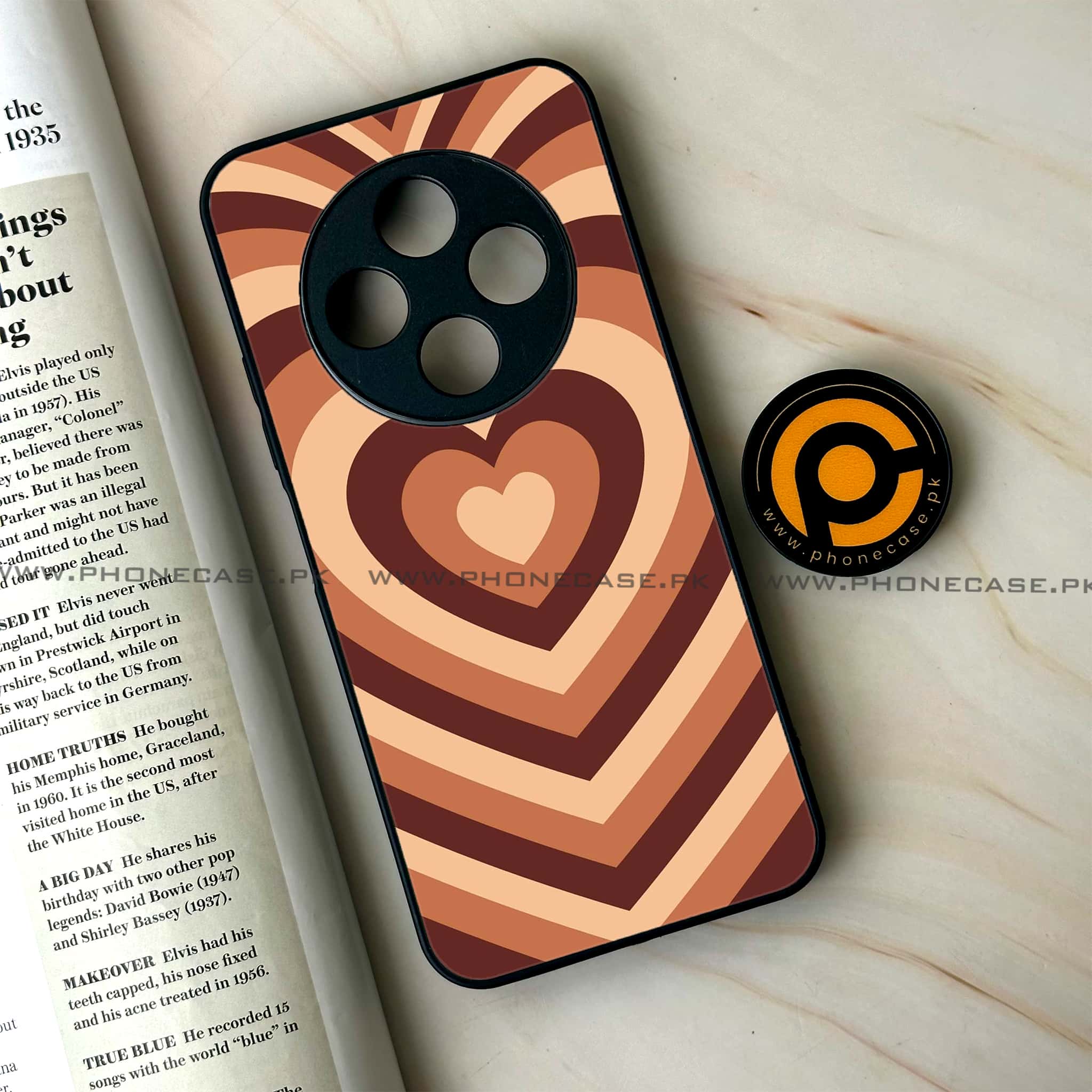 Oppo F27 Pro - Heart Beat Series - Premium Metal Printed soft Bumper Shock Proof Case