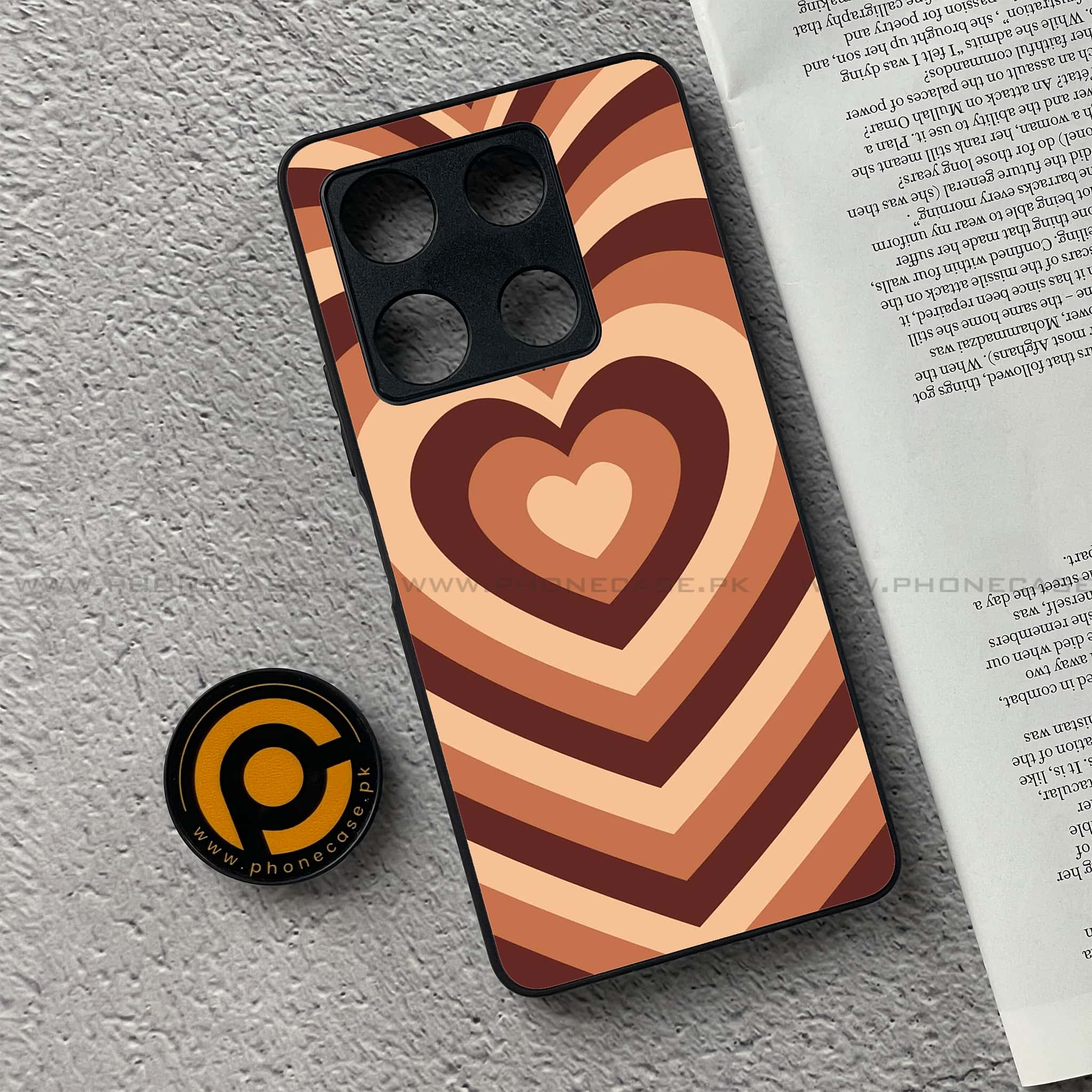 Infinix Note 30 Pro - Heart Beat Series - Premium Metal Printed soft Bumper shock Proof Case