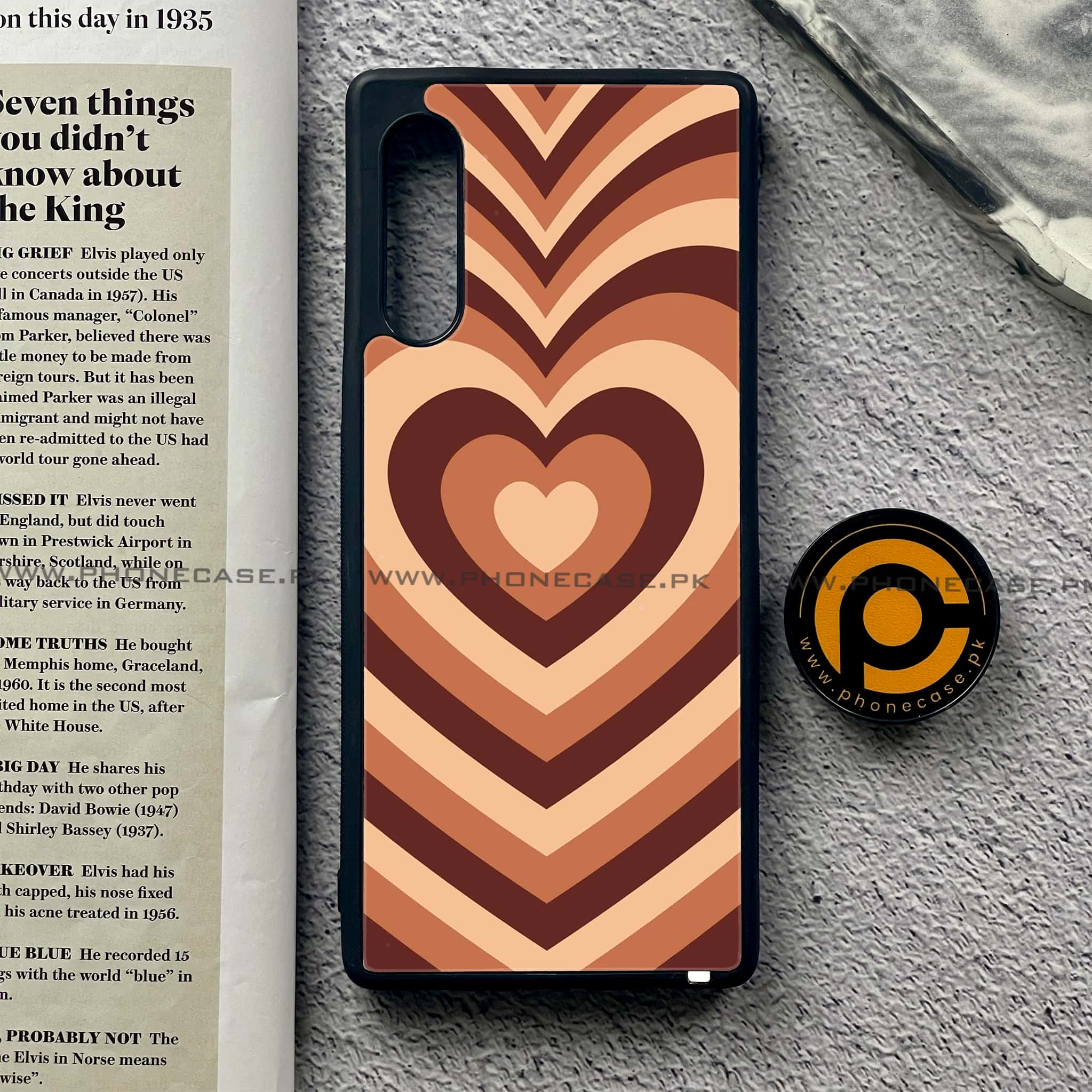 LG Velvet - Heart Beat Series - Premium Printed Glass soft Bumper shock Proof Case