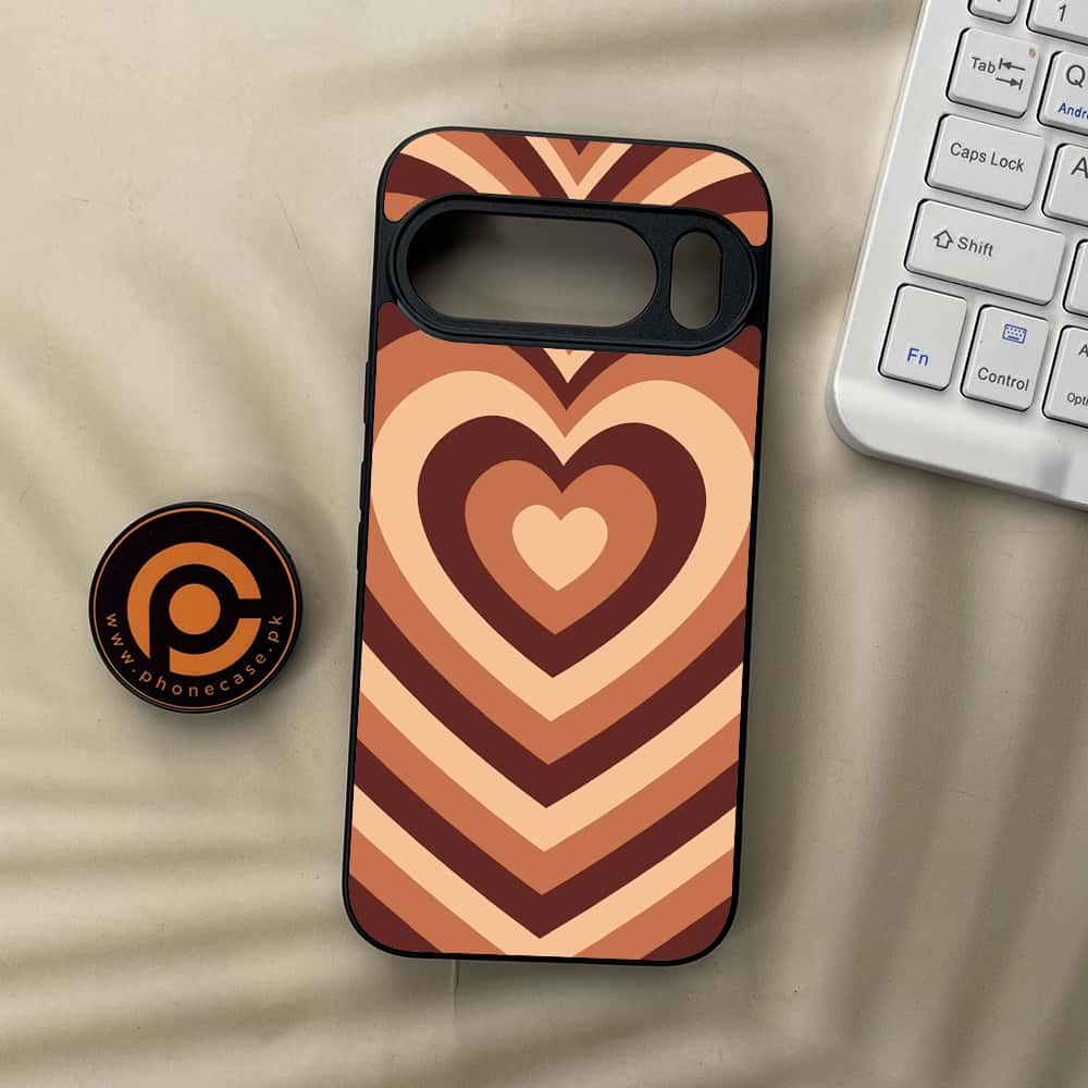 Google Pixel 10  - Heart Beat Series - Premium Metal Printed soft Bumper Shockof Case