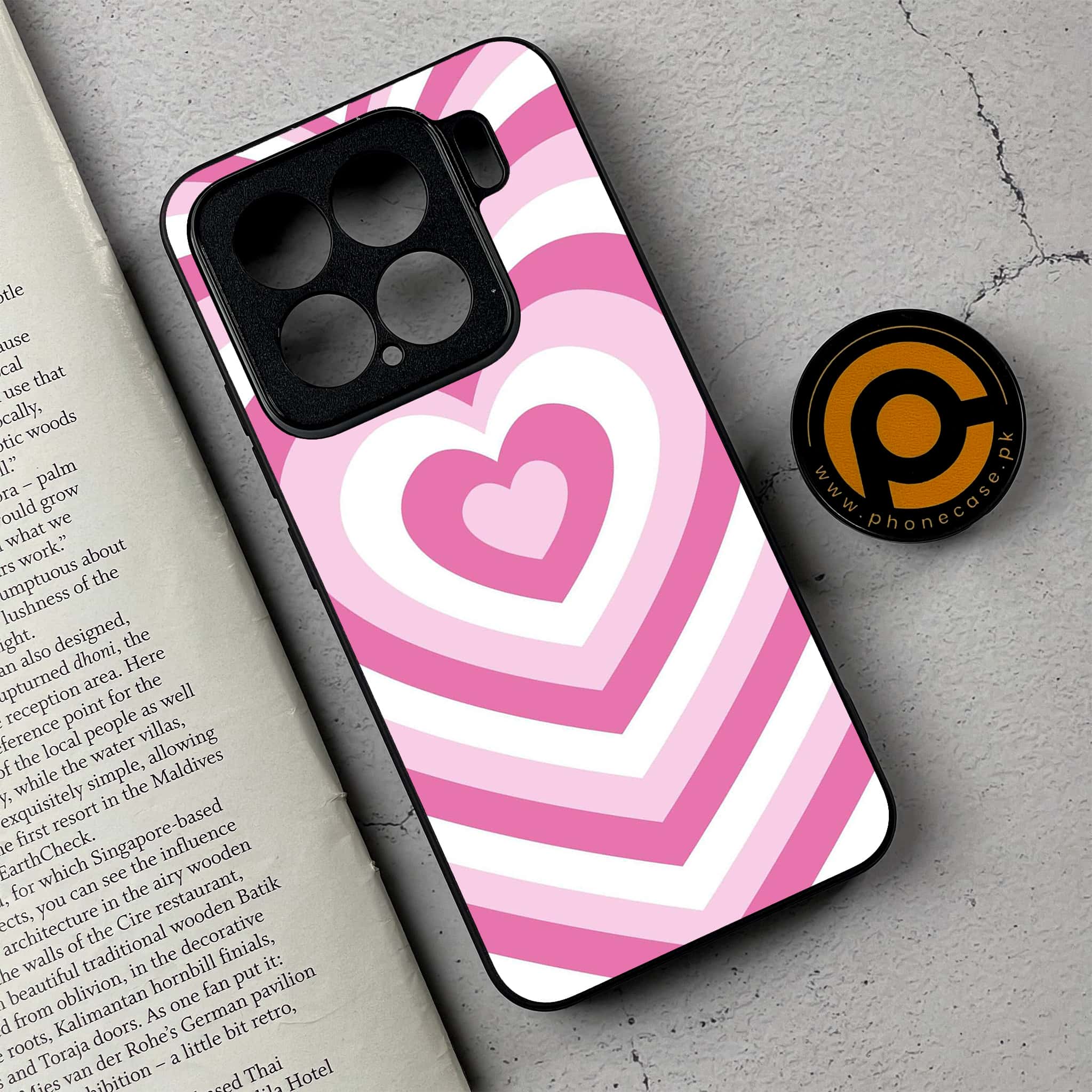 Xiaomi 15 - Heart Beat Series - Premium Metal Printed soft Bumper shock Proof Case