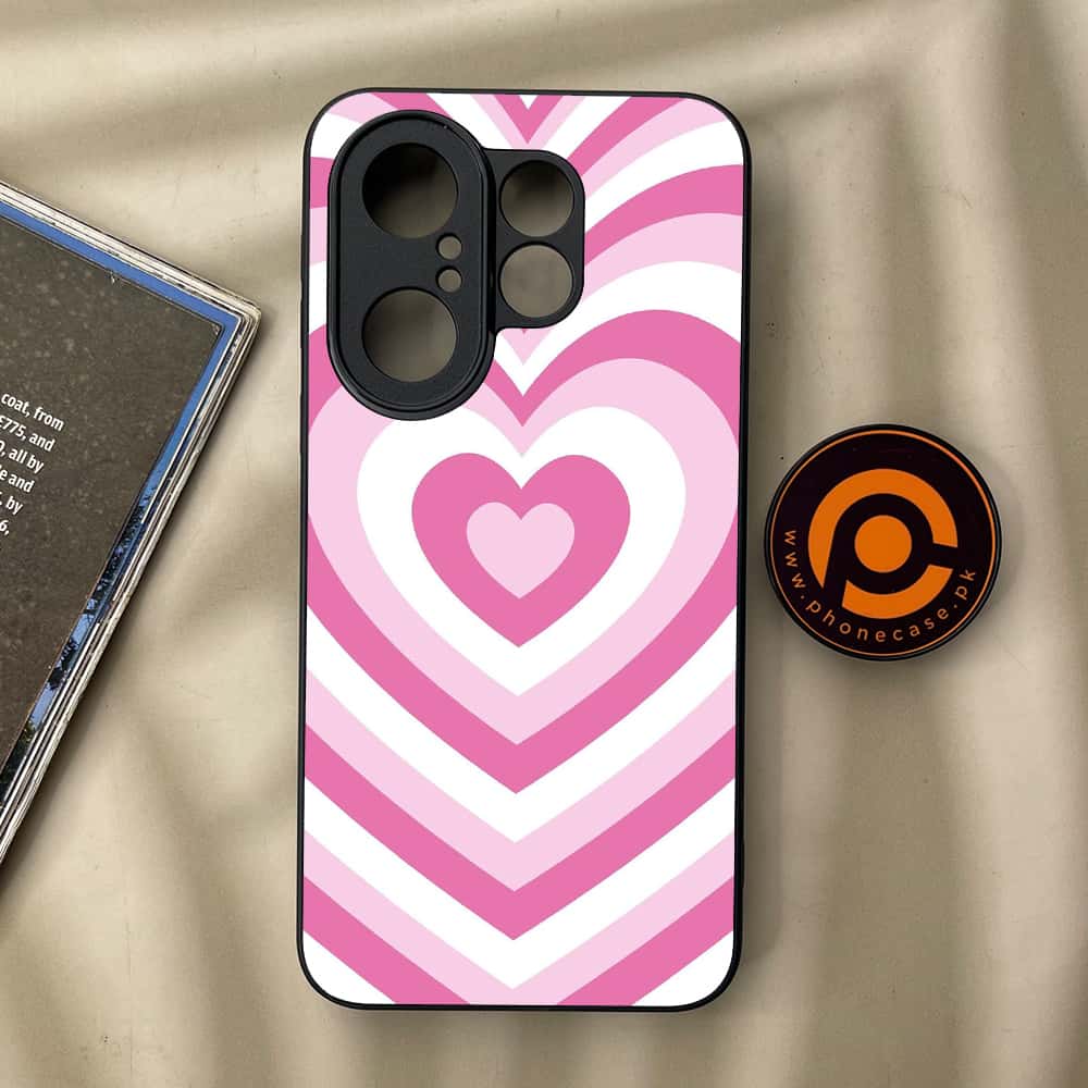Vivo X200 FE - Heart Beat Series - Premium Metal Printed soft Bumper Shock Proof Case