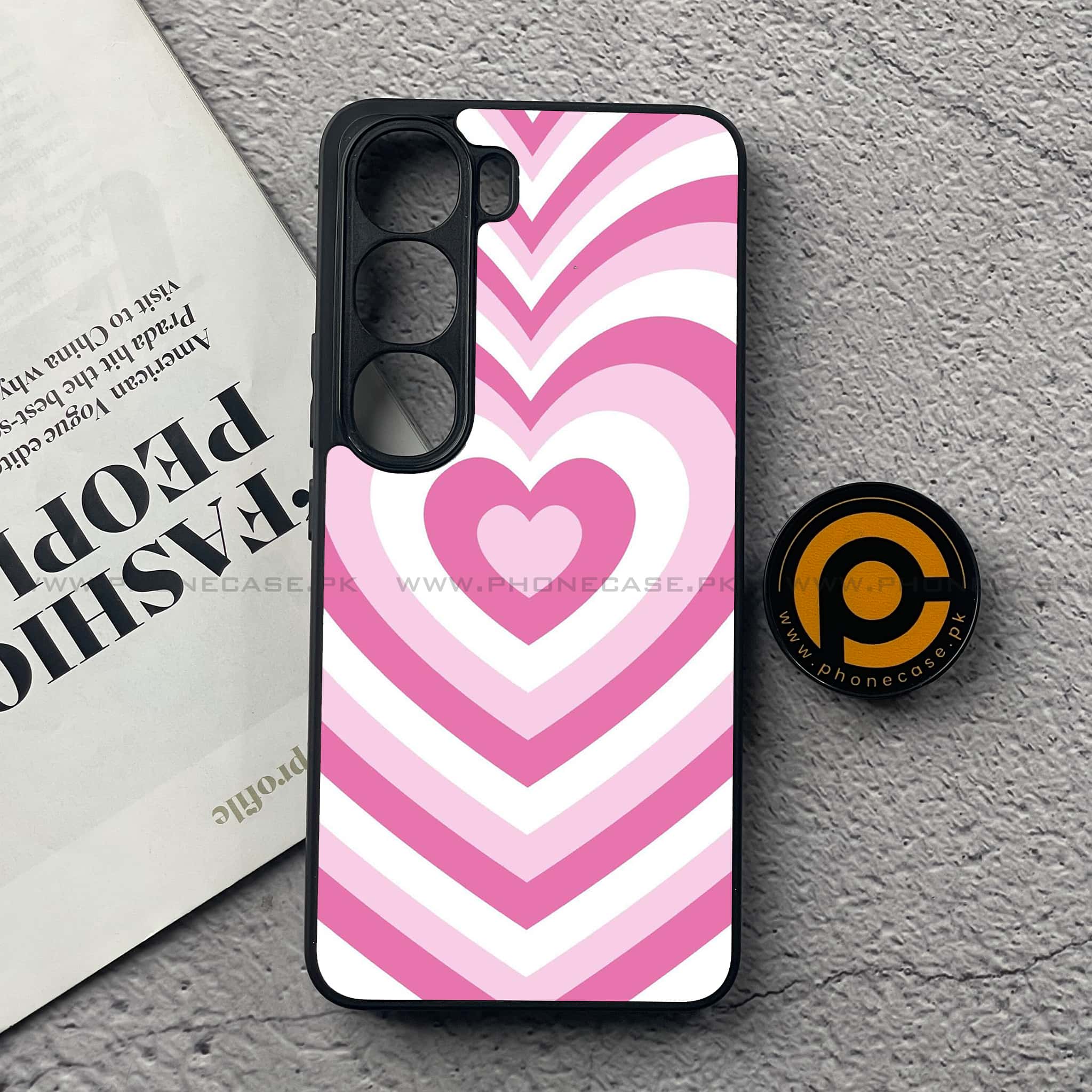 Vivo Y200 4G - Heart Beat Series - Premium Metal Printed soft Bumper Shock Proof Case