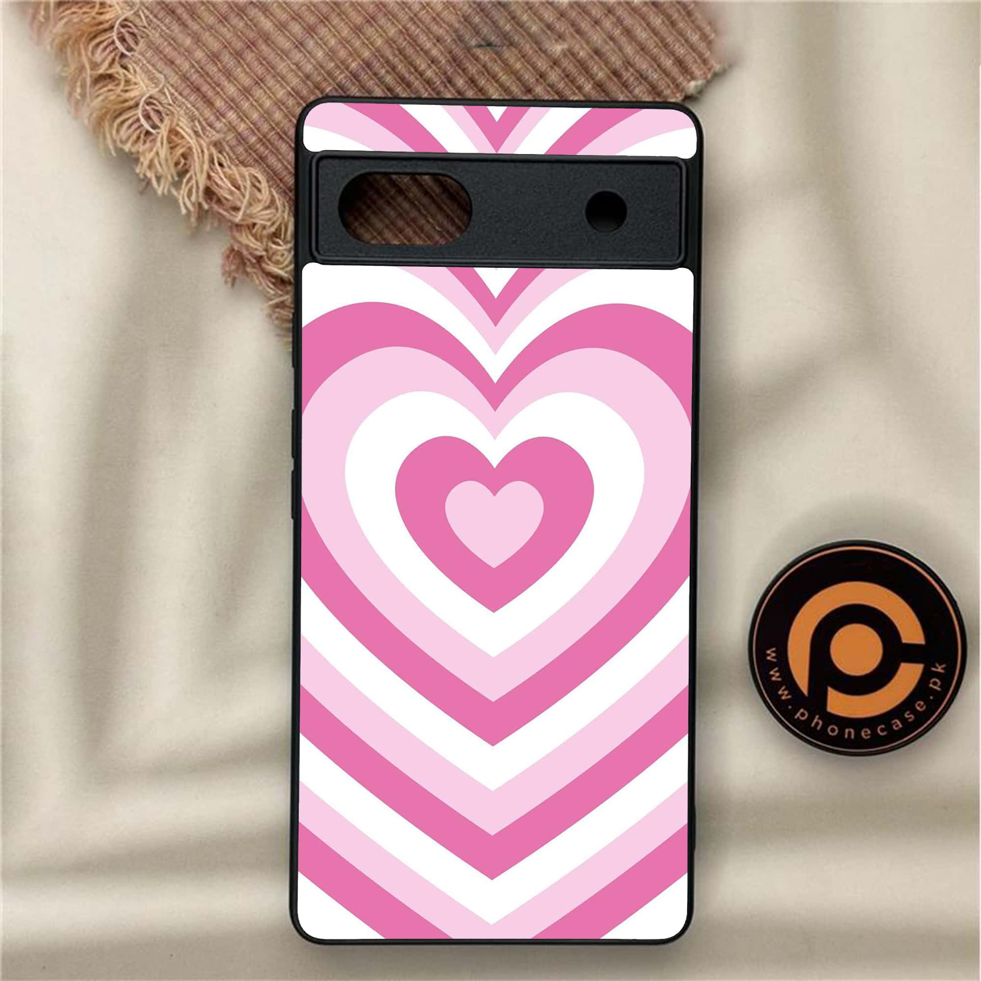 Google Pixel 6A - Heart Beat Series - Premium Metal Printed soft Bumper Shock Proof Case