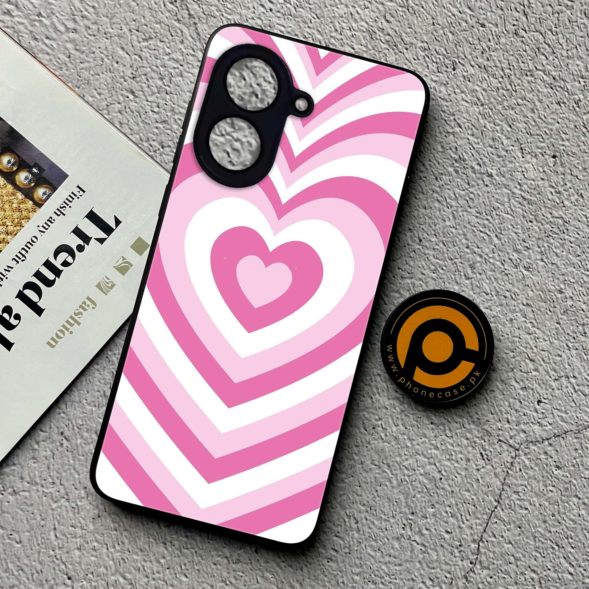 Xiaomi Redmi A5 - Heart Beat Series - Premium Metal Printed soft Bumper shock Proof Case
