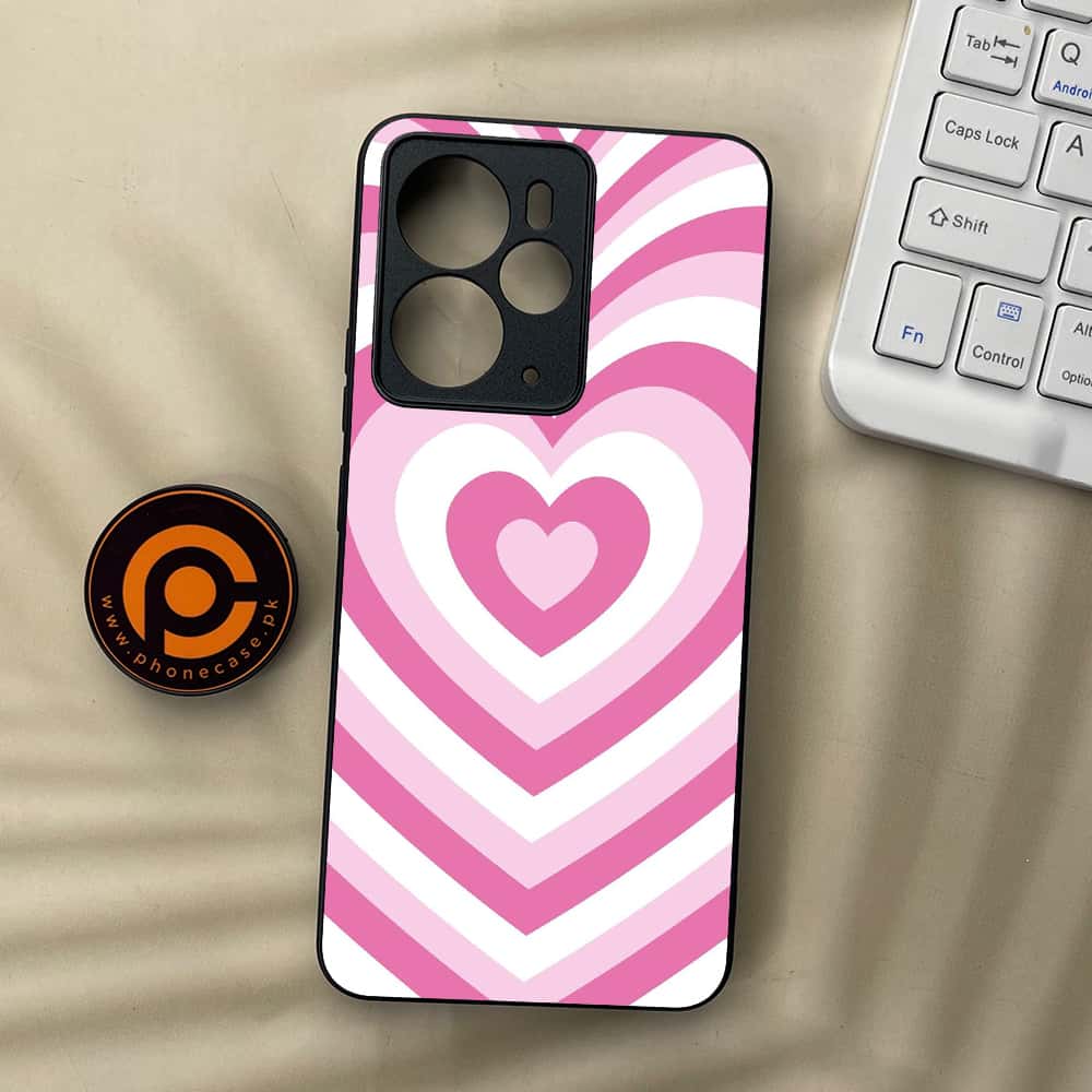Realme 14 5G - Heart Beat Series - Premium Metal Printed soft Bumper Shock Proof Case