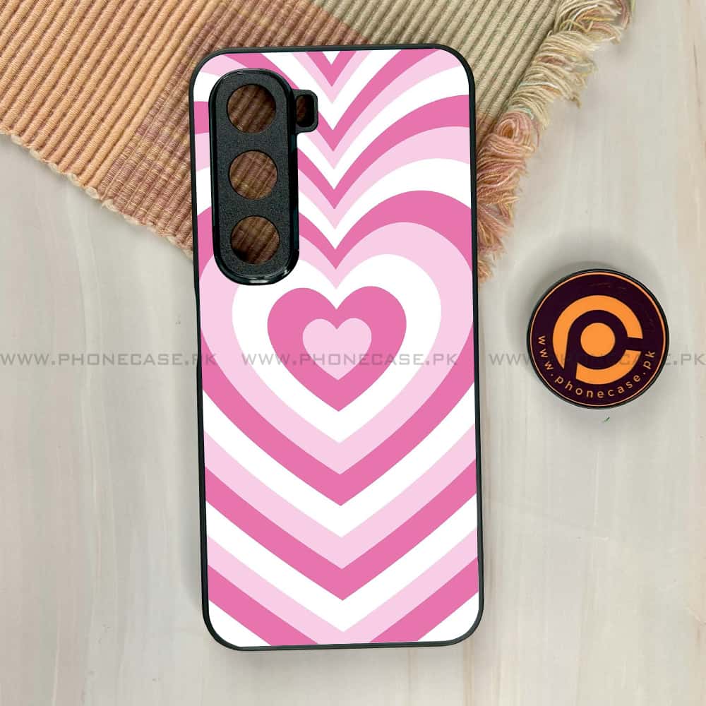 Infinix Hot 60i - Heart Beat Series - Premium Metal Printed soft Bumper shock Proof Case