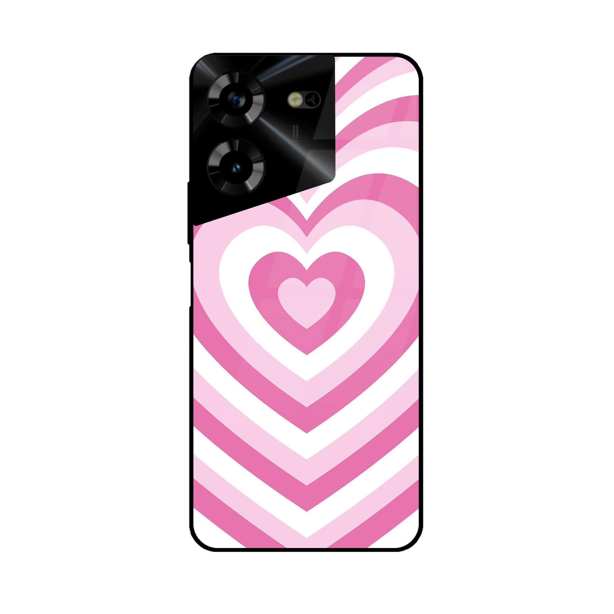 Tecno Pova 5 Pro - Heart Beat - Premium Printed Glass soft Bumper shock Proof Case
