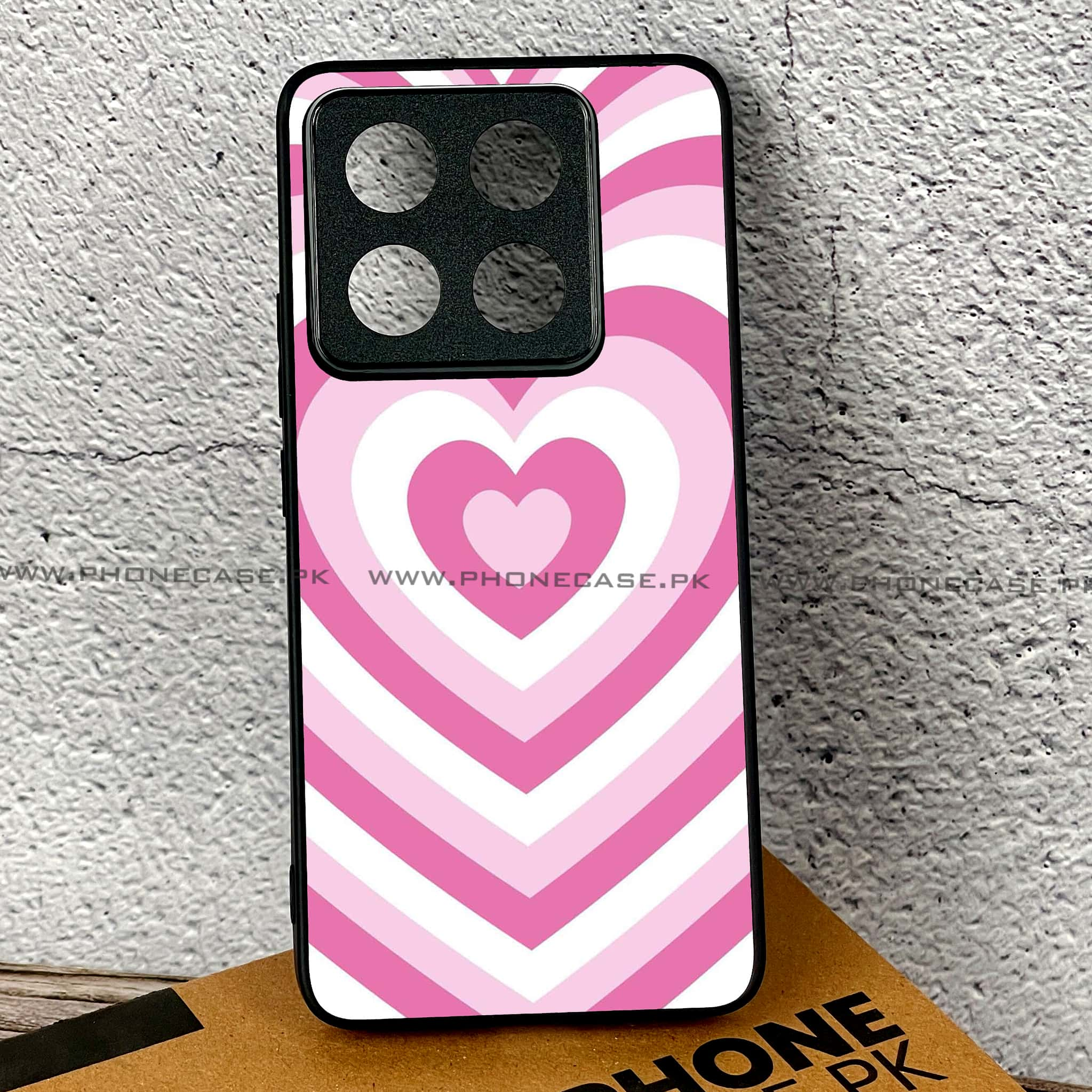 Xiaomi 14T Pro - Heart Beat Series - Premium Printed Glass soft Bumper shock Proof Case