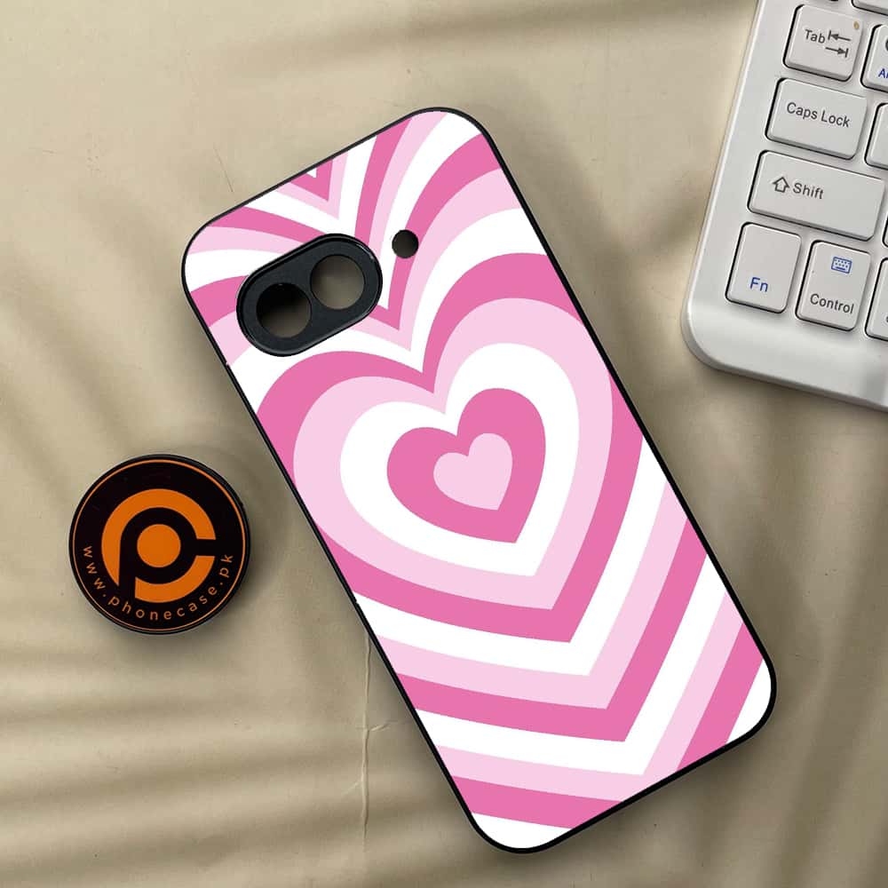 Google Pixel 9a - Heart Beat Series - Premium Metal Printed soft Bumper Shock Proof Case