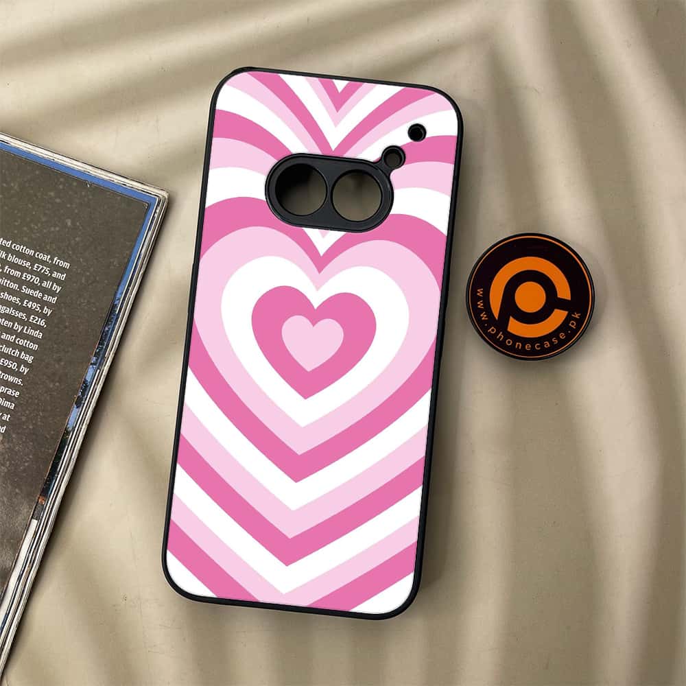 Nothing Phone (2a) - Heart Beat Series - Premium Metal Printed soft Bumper Shock Proof Case