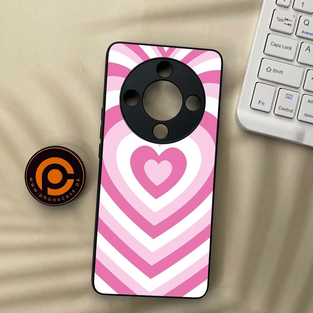HONOR X9b 5G - Heart Beat Series - Premium Metal  Printed soft Bumper shock Proof Case