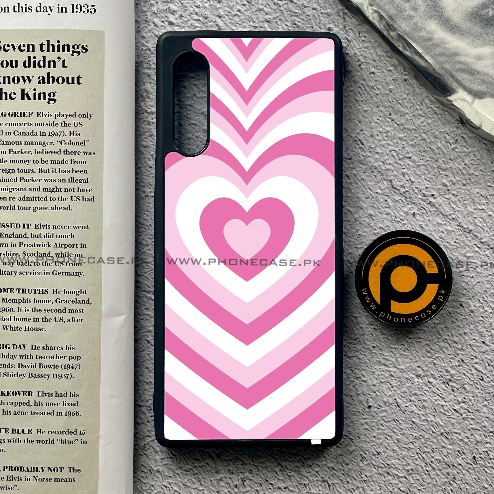 LG Velvet - Heart Beat Series - Premium Printed Glass soft Bumper shock Proof Case