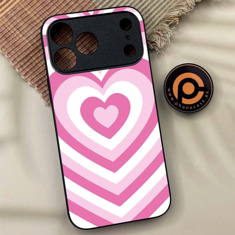 iPhone 17 Pro Max - Heart Beat Series - Premium Metal Printed soft Bumper shock Proof Case