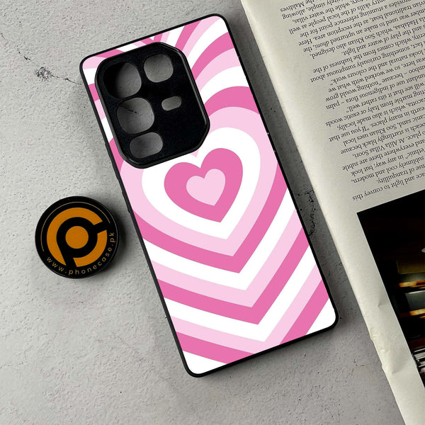 Infinix Note 50 - Heart Beat Design 3 - Premium Metal Printed Soft Bumper Shockproof Case CS-34243