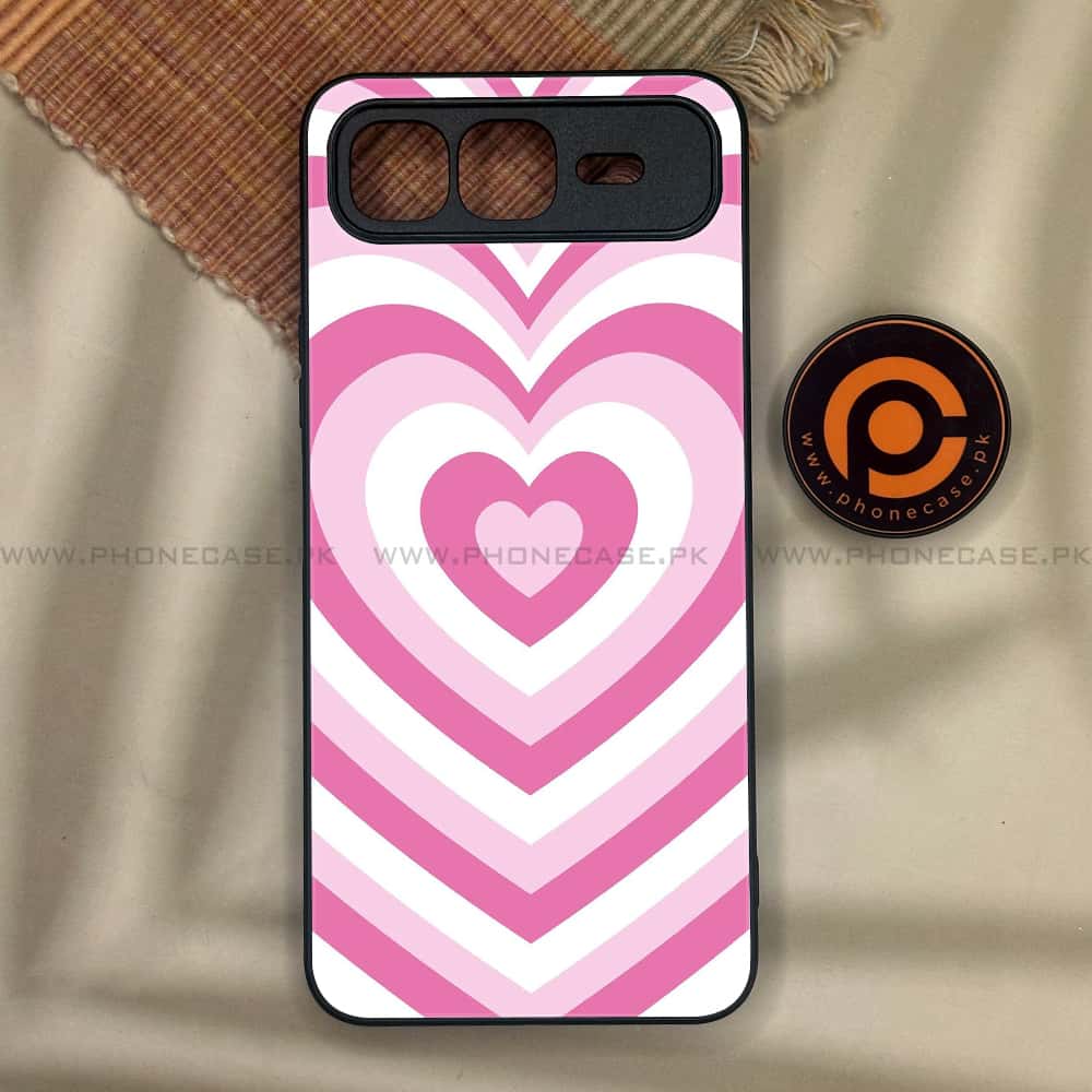 Infinix Smart 10 Plus - Heart Beat Series - Premium Metal Printed soft Bumper shock Proof Case