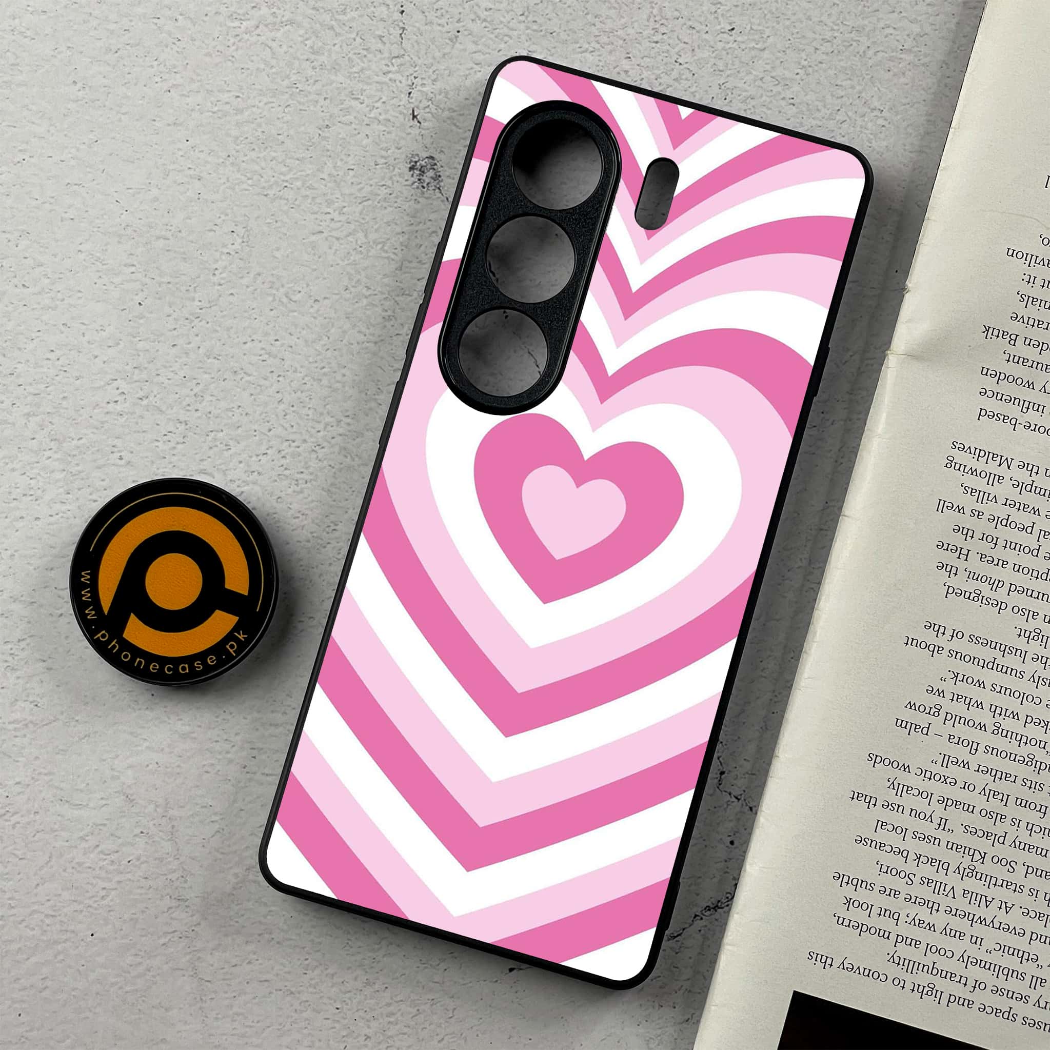 Tecno Camon 40 Pro - Heart Beat Series - Premium Metal Printed Soft Bumper Shockproof Case