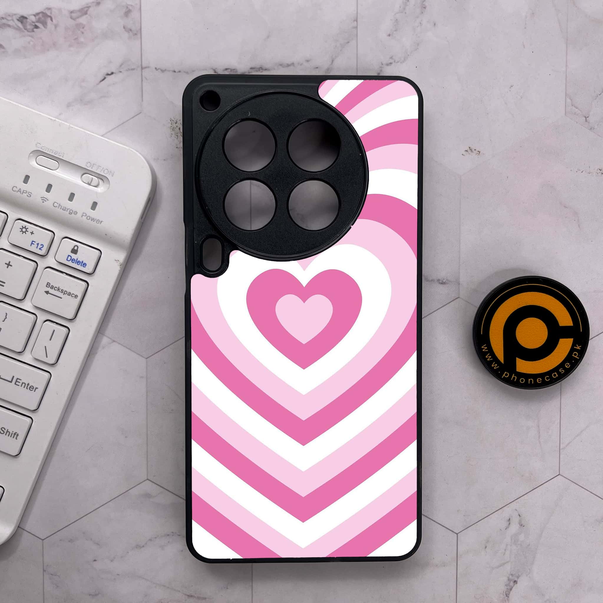 Tecno Camon 30 Premier - Heart Beat Series - Premium Metal Printed soft Bumper shock Proof Case