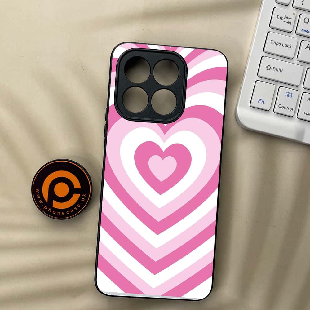 Honor X5b Plus - Heart Beat Series - Premium Metal  Printed soft Bumper shock Proof Case