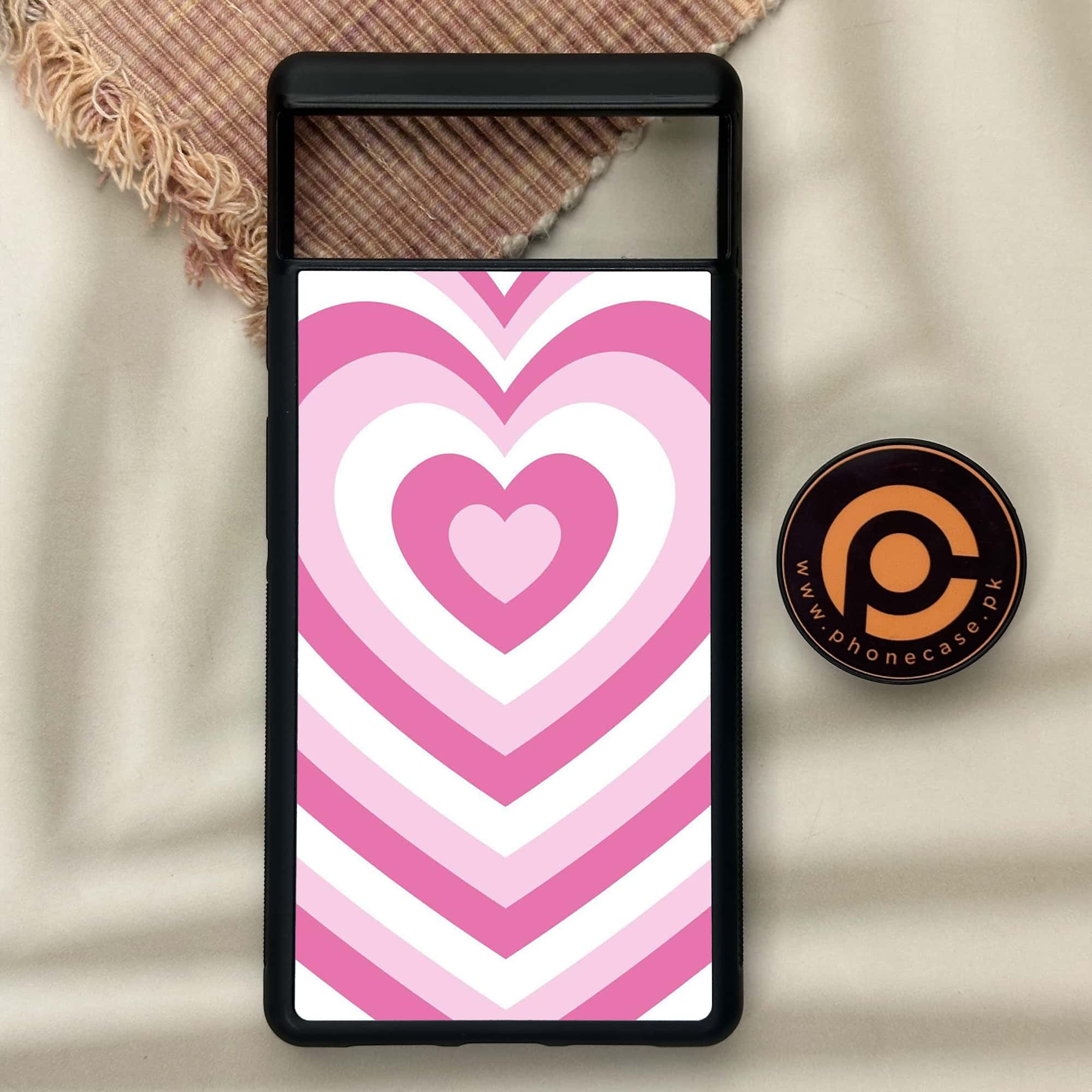 Google Pixel 6 - Heart Beat Series - Premium Metal Printed soft Bumper Shock Proof Case