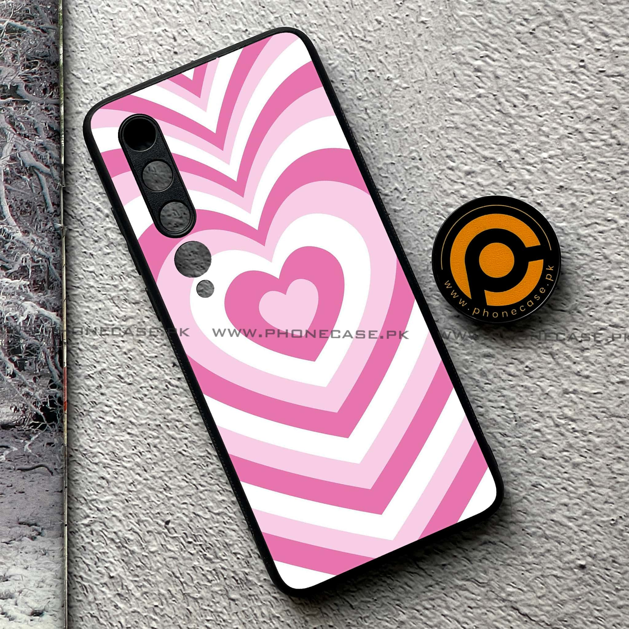 Xiaomi Mi 10 - Heart Beat Series - Premium Printed Glass soft Bumper shock Proof Case