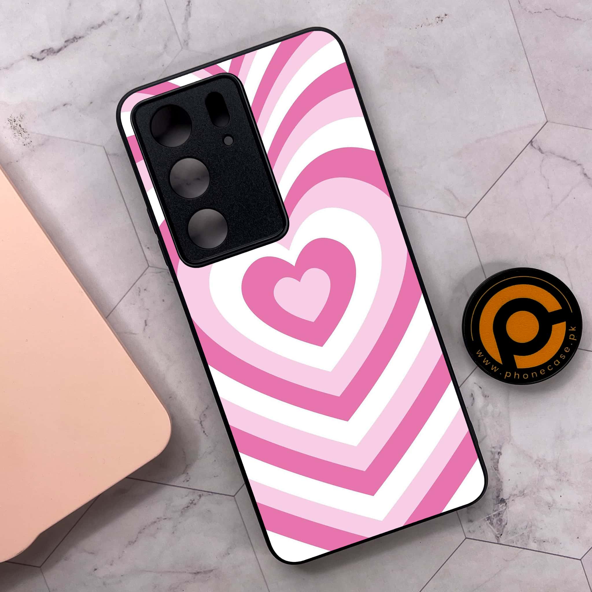 Realme C75x 4G - Heart Beat Series - Premium Metal Printed soft Bumper shock Proof Case
