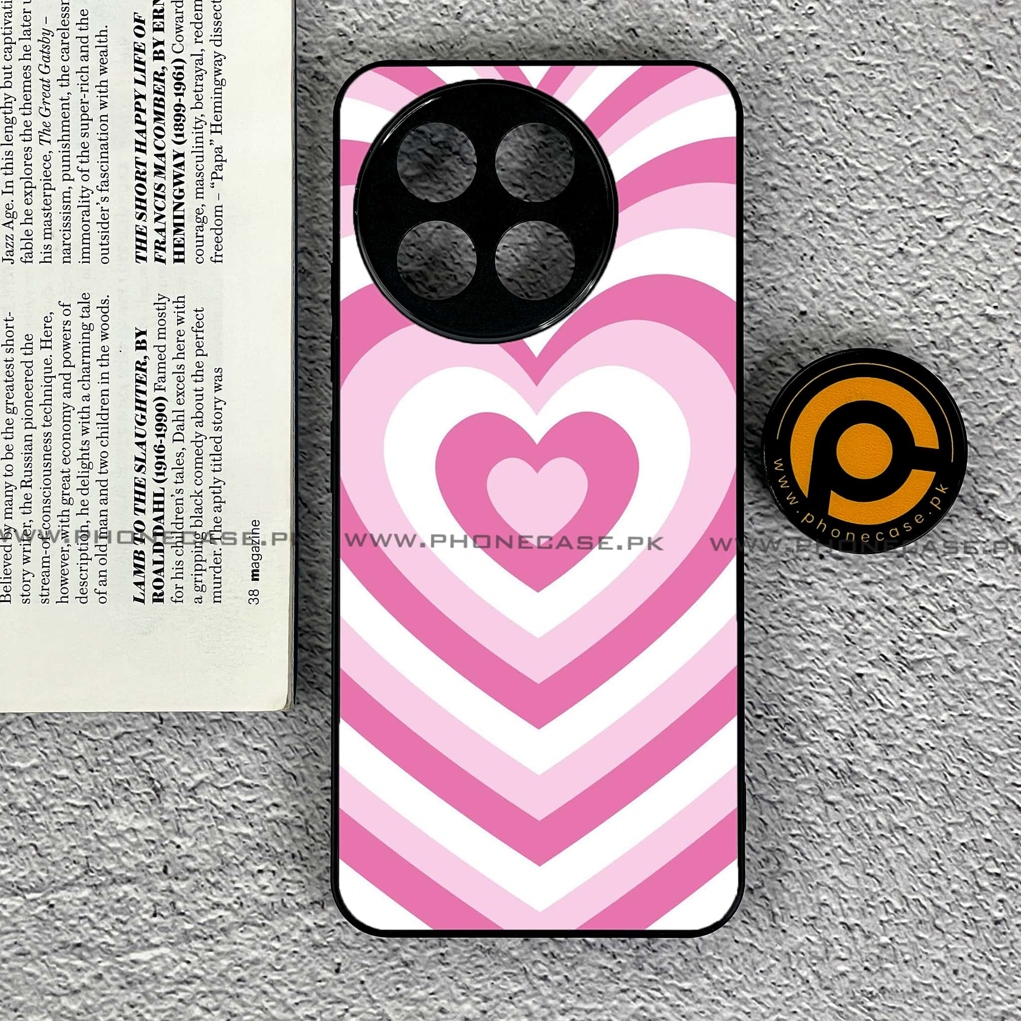 OnePlus Ace 5 - Heart Beat Series - Premium Metal Printed soft Bumper shock Proof Case