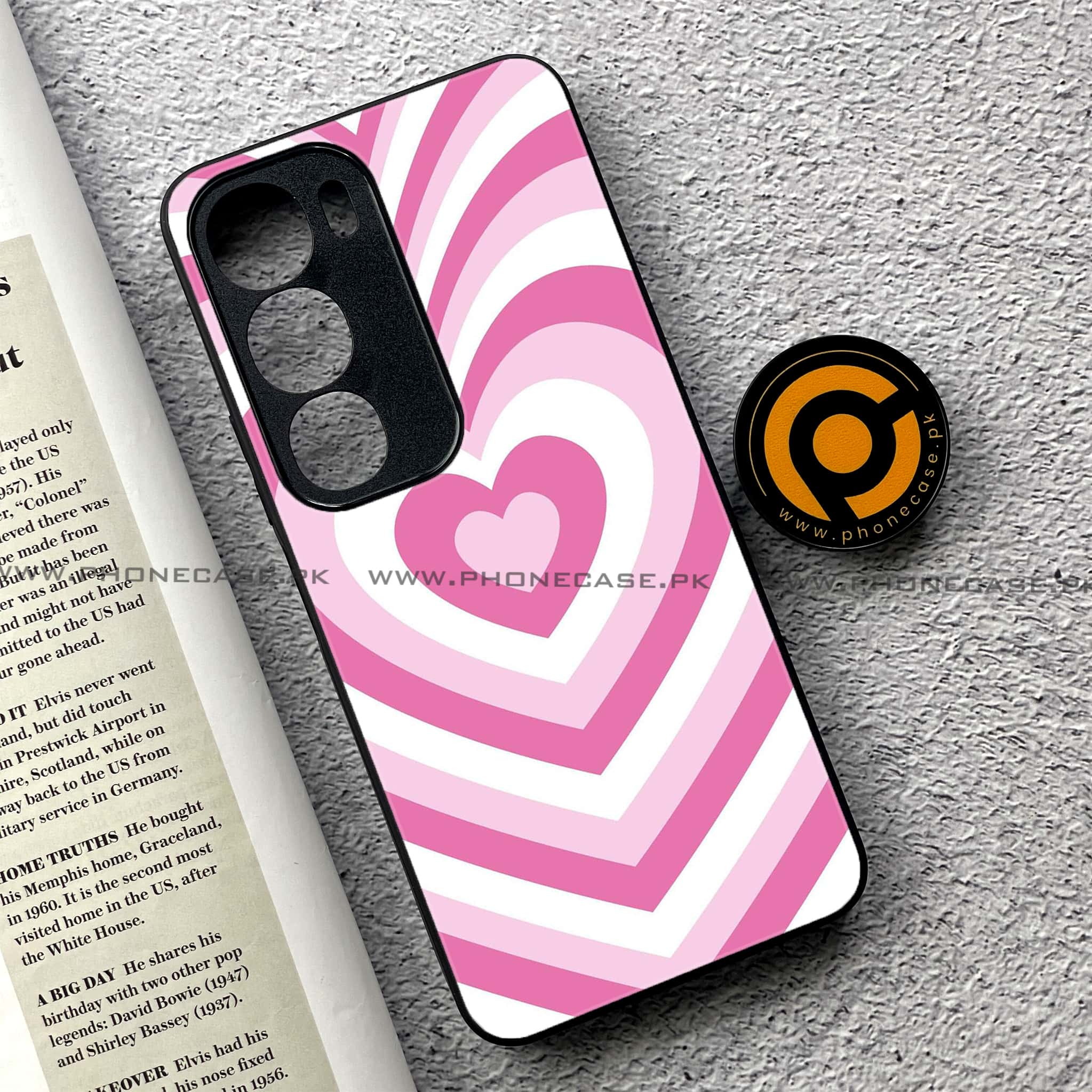 Vivo Y19s Pro - Heart Beat Series - Premium Metal Printed soft Bumper shock Proof Case