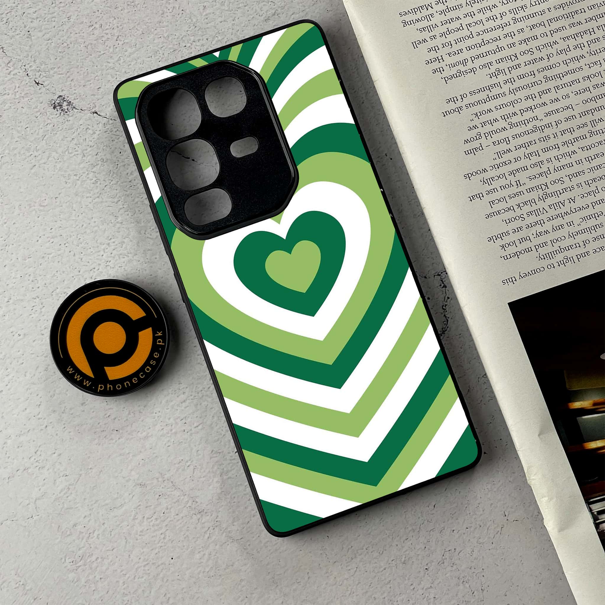 Infinix Note 50 - Heart Beat Series - Premium Metal Printed Soft Bumper Shockproof Case