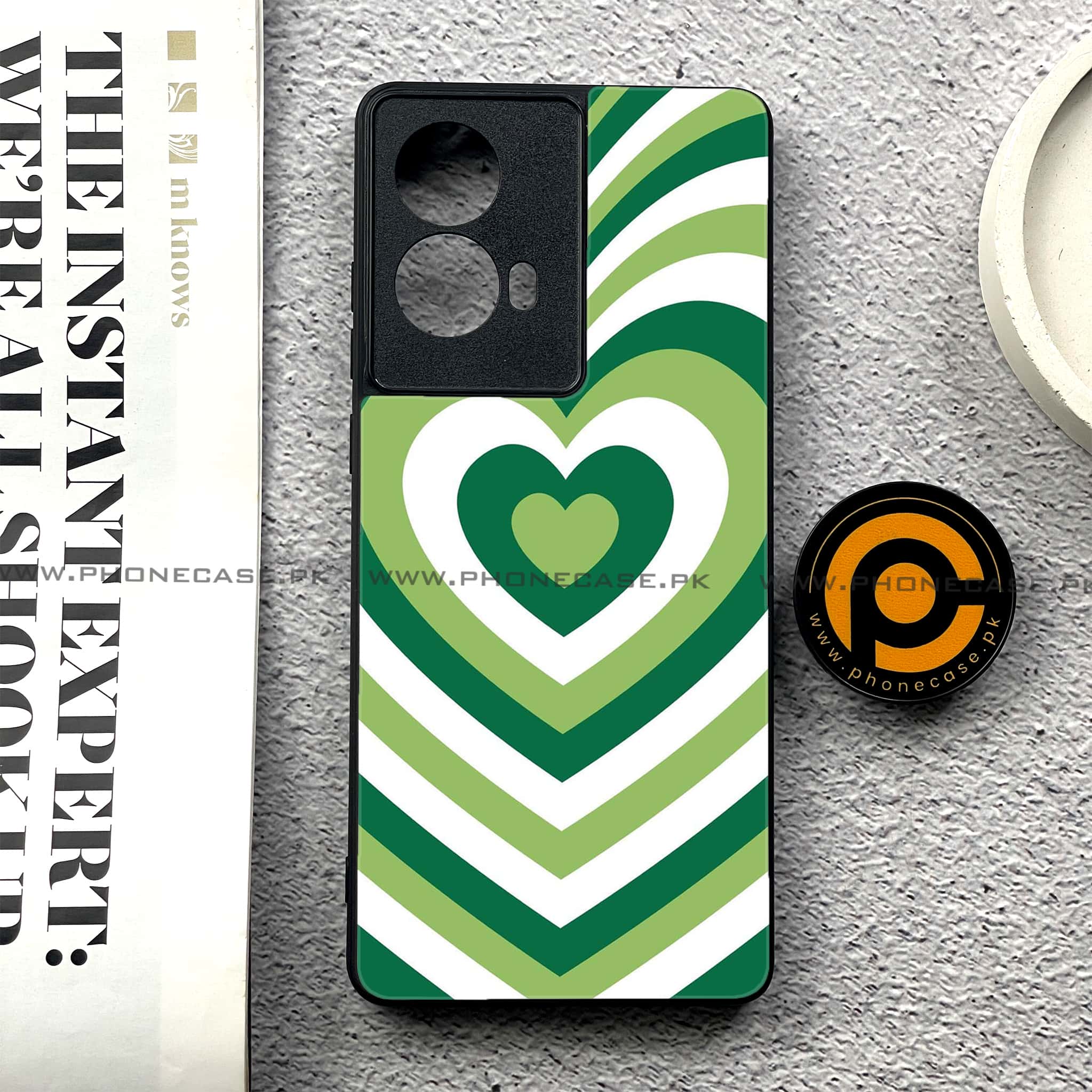 Moto G85 - Heart Beat Series - Premium Printed Glass soft Bumper shock Proof Case