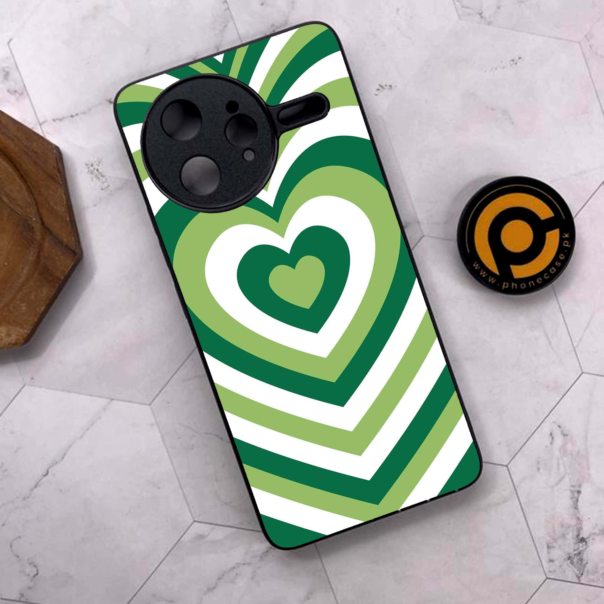 Xiaomi Poco F7 Ultra 5G - Heart Beat Series - Premium Metal Printed soft Bumper shock Proof Case