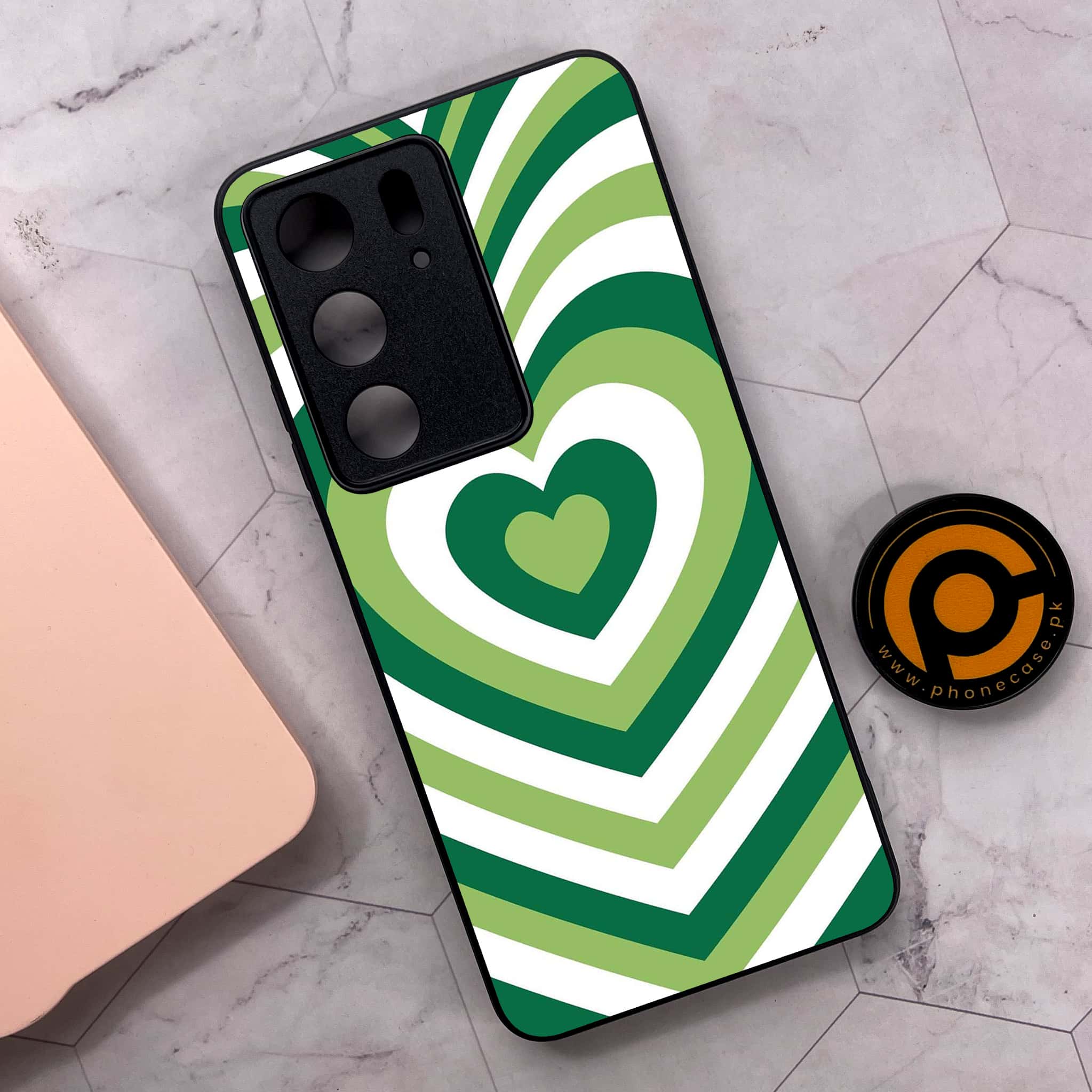 Realme C75x 4G - Heart Beat Series - Premium Metal Printed soft Bumper shock Proof Case