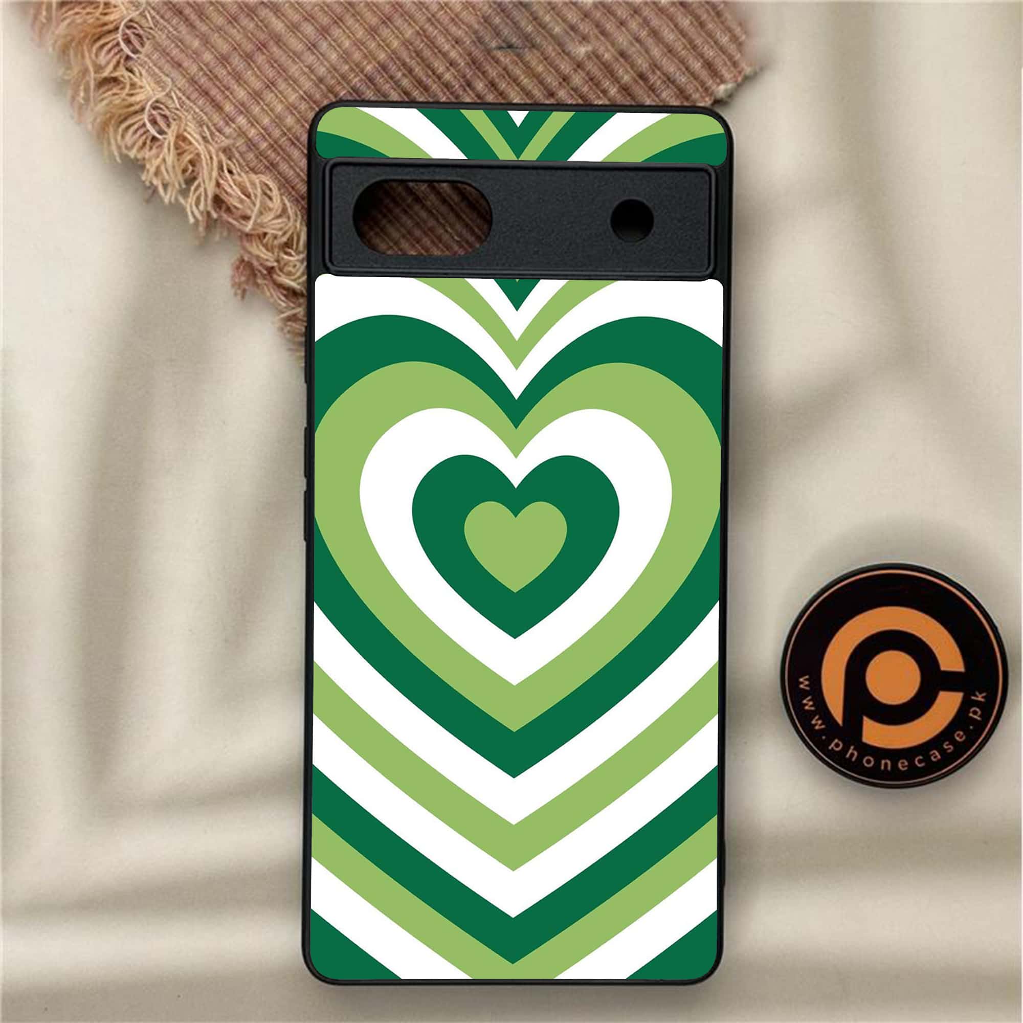 Google Pixel 6A - Heart Beat Series - Premium Metal Printed soft Bumper Shock Proof Case