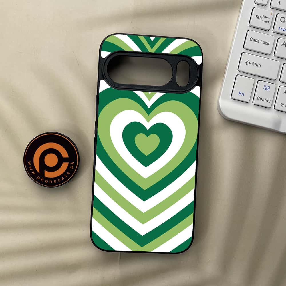 Google Pixel 10  - Heart Beat Series - Premium Metal Printed soft Bumper Shockof Case