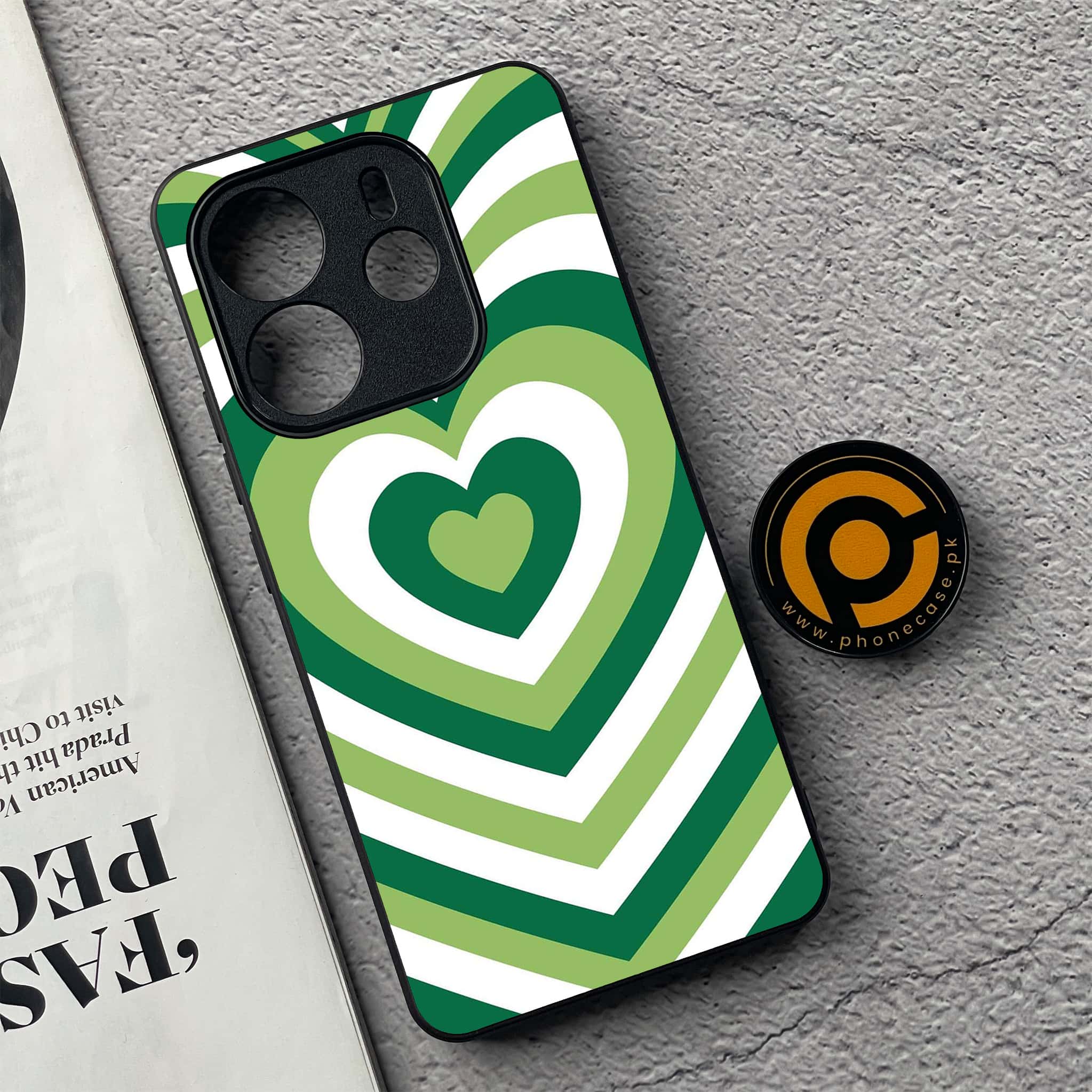Xiaomi Redmi Note 14 - Heart Beat Series - Premium Printed Glass soft Bumper shock Proof Case