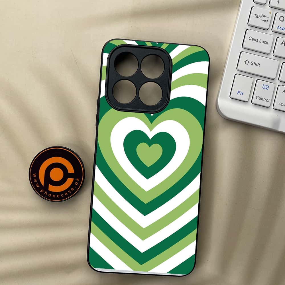 Honor X5b Plus - Heart Beat Series - Premium Metal  Printed soft Bumper shock Proof Case