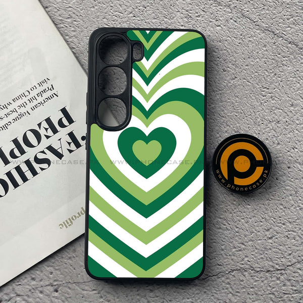 VIVO Y200 4G / Vivo V40 Lite (IDN) - Heart Beat Design 4 - Premium Metal Printed soft Bumper Shock Proof Case CS-35121