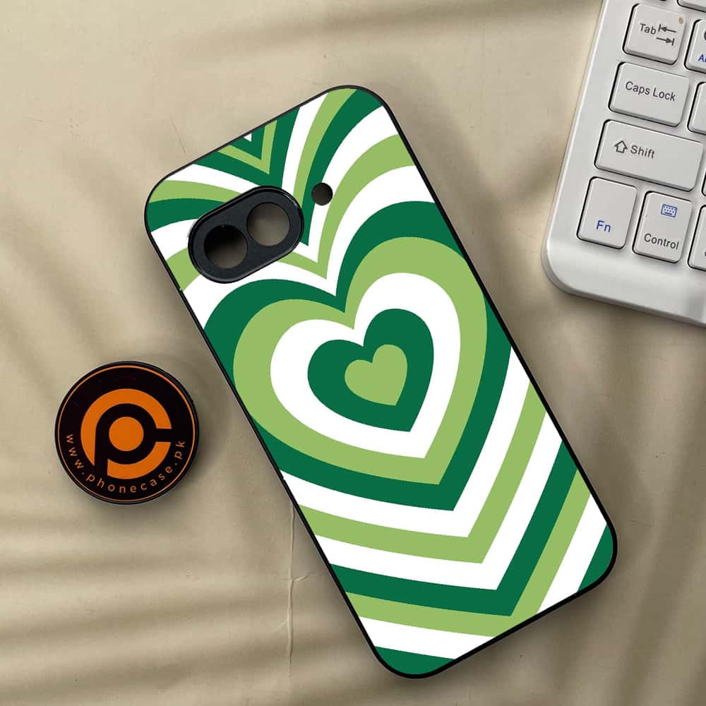 Google Pixel 9a - Heart Beat Series - Premium Metal Printed soft Bumper Shock Proof Case