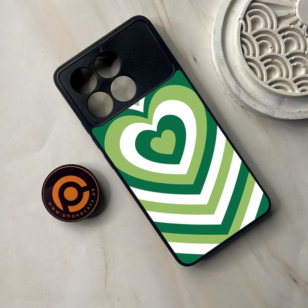 Xiaomi Poco F6 Pro - Heart Beat Series - Premium Metal Printed soft Bumper shock Proof Case