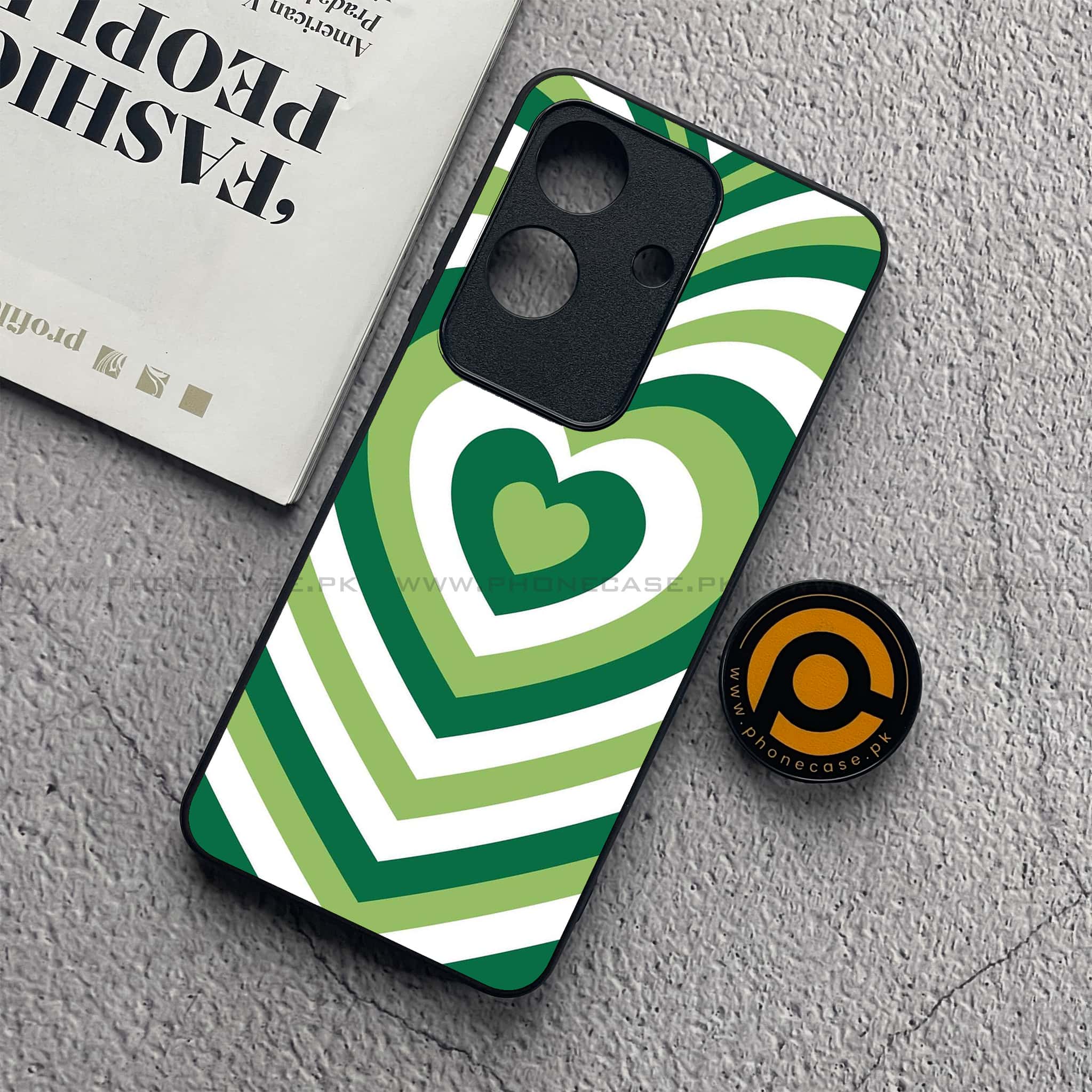 Realme Note 60x - Heart Beat Series - Premium Metal  Printed soft Bumper shock Proof Case