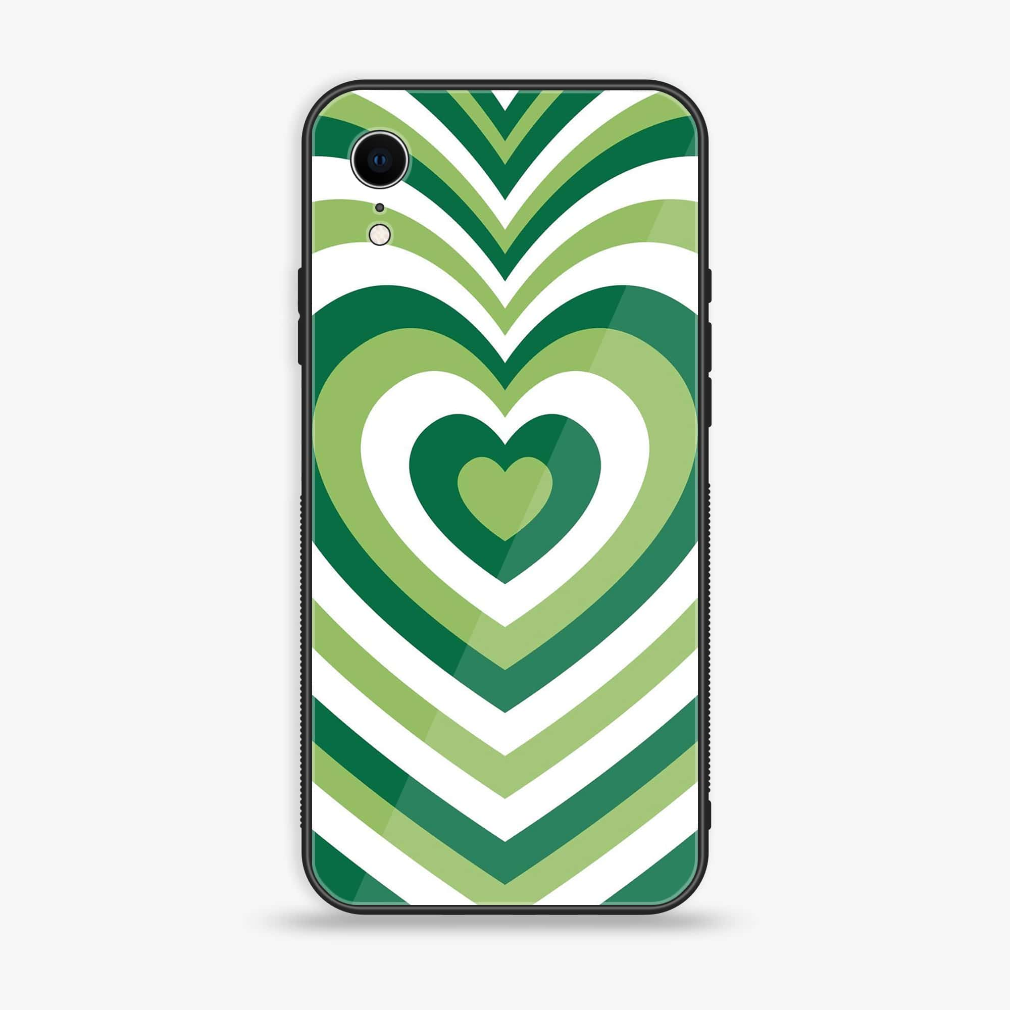 iPhone XR -Heart Beat Series - Premium Printed Glass soft Bumper shock Proof Case