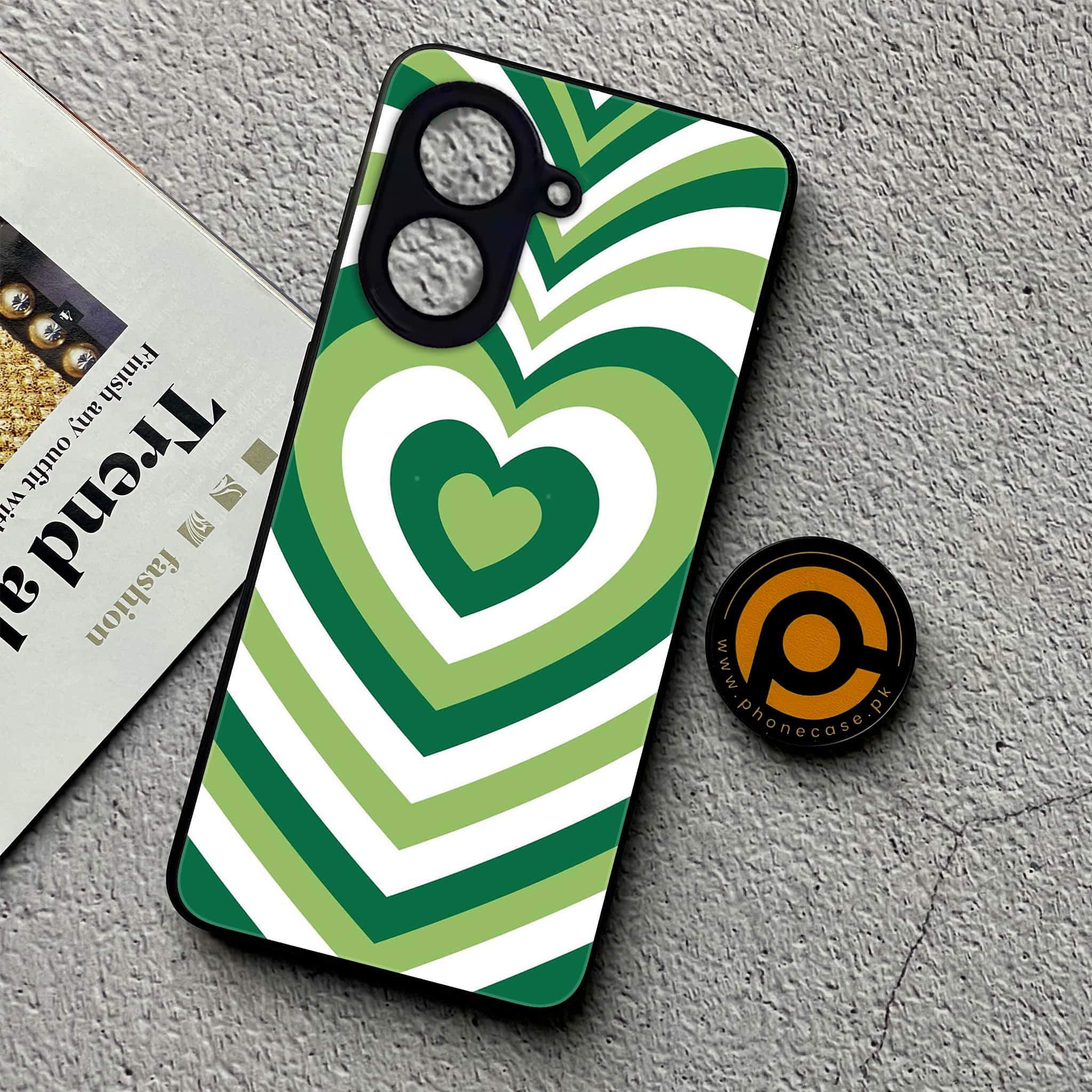 Xiaomi Redmi A5 - Heart Beat Series - Premium Metal Printed soft Bumper shock Proof Case