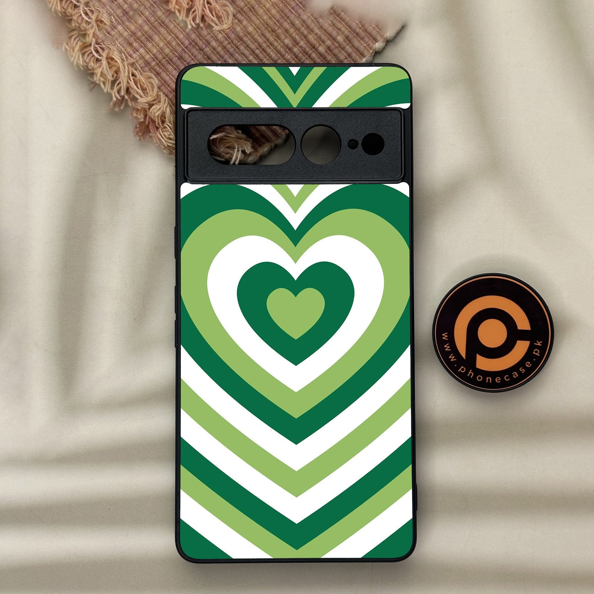 Google Pixel 7 Pro - Heart Beat Series - Premium Metal Printed soft Bumper Shock Proof Case