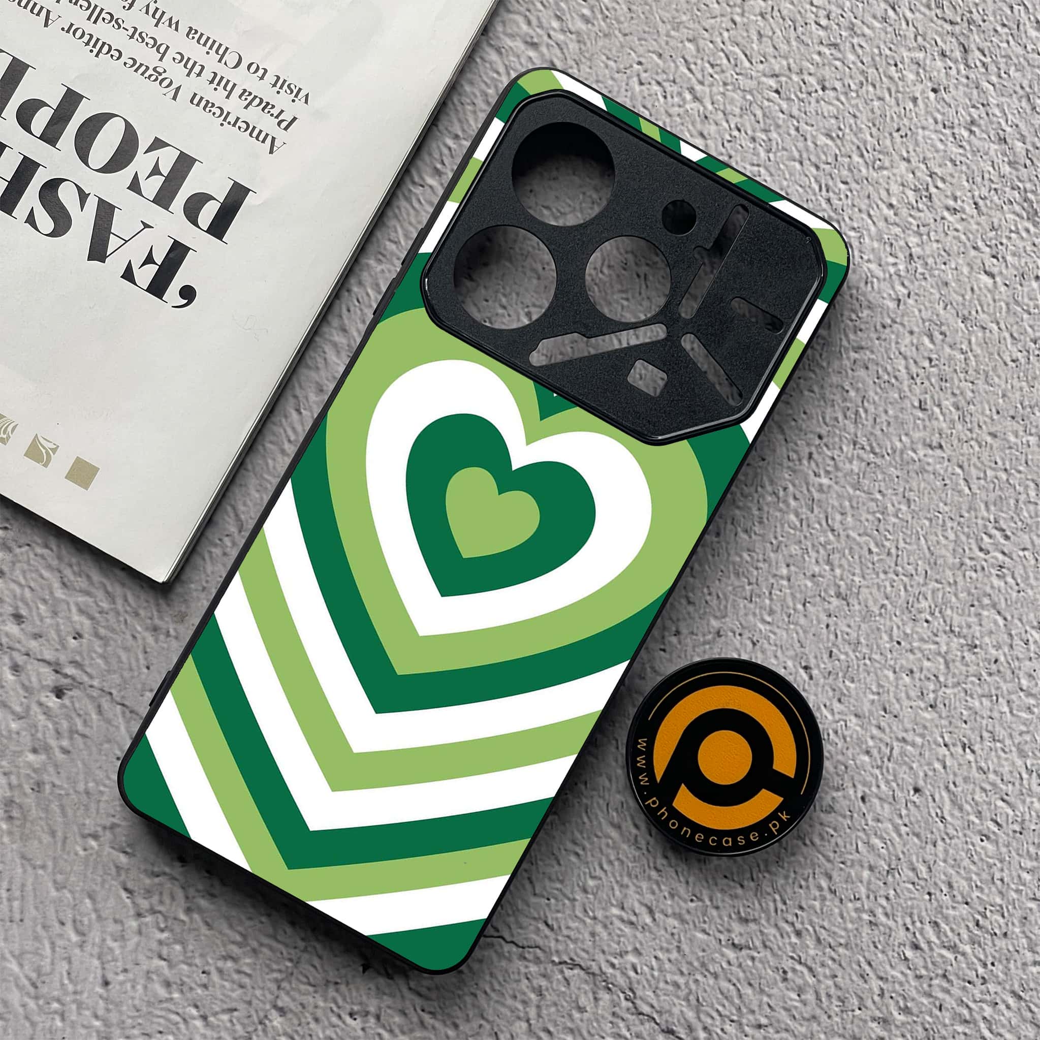 Tecno Pova 6 Neo - Heart Beat Series - Premium Metal  Printed soft Bumper shock Proof Case