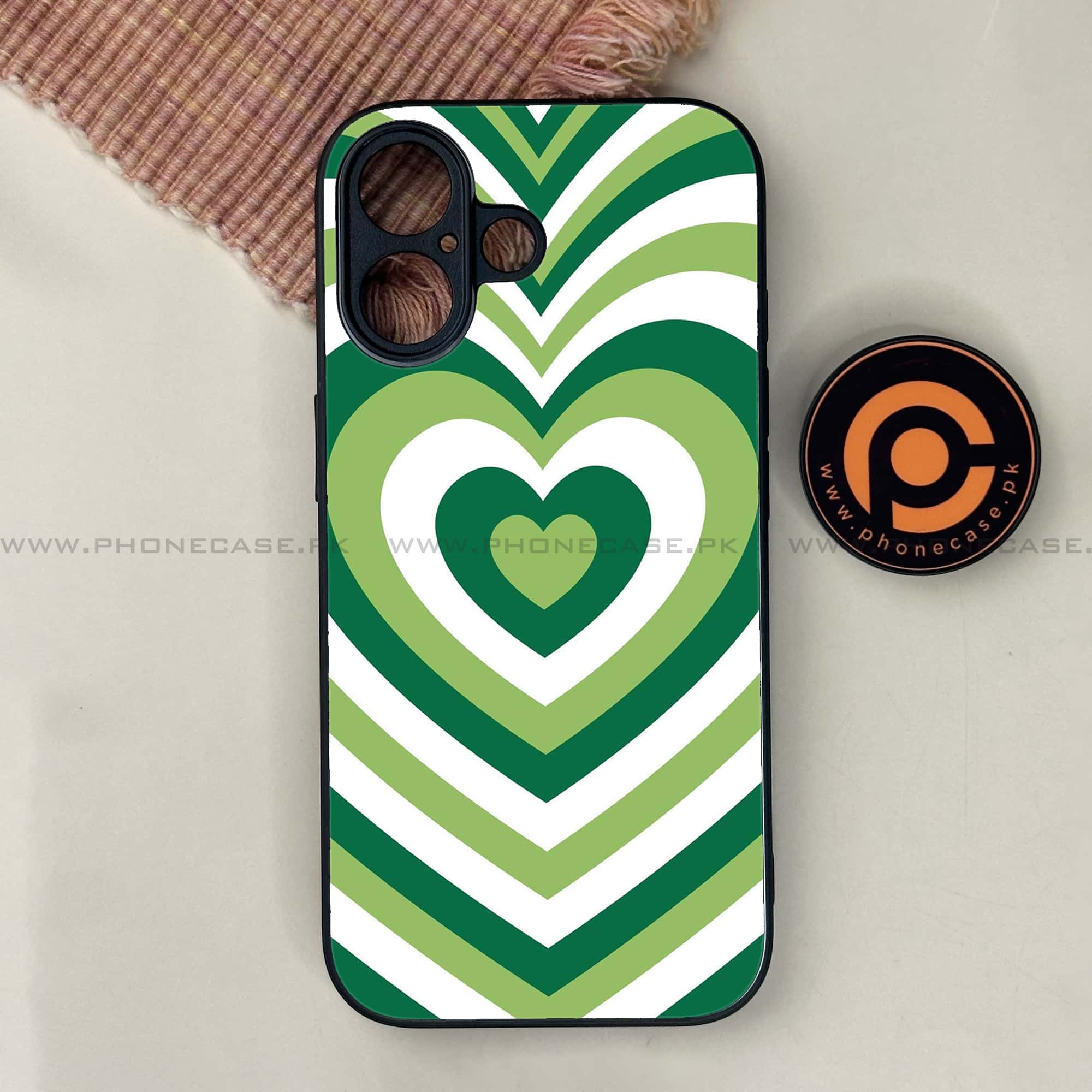 iPhone 17 - Heart Beat Series - Premium Printed Glass soft Bumper shock Proof Case