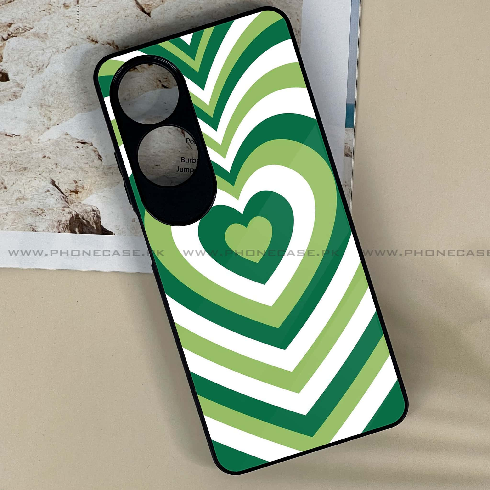 Oppo A60 - Heart Beat Series - Premium Printed Metal soft Bumper shock Proof Case