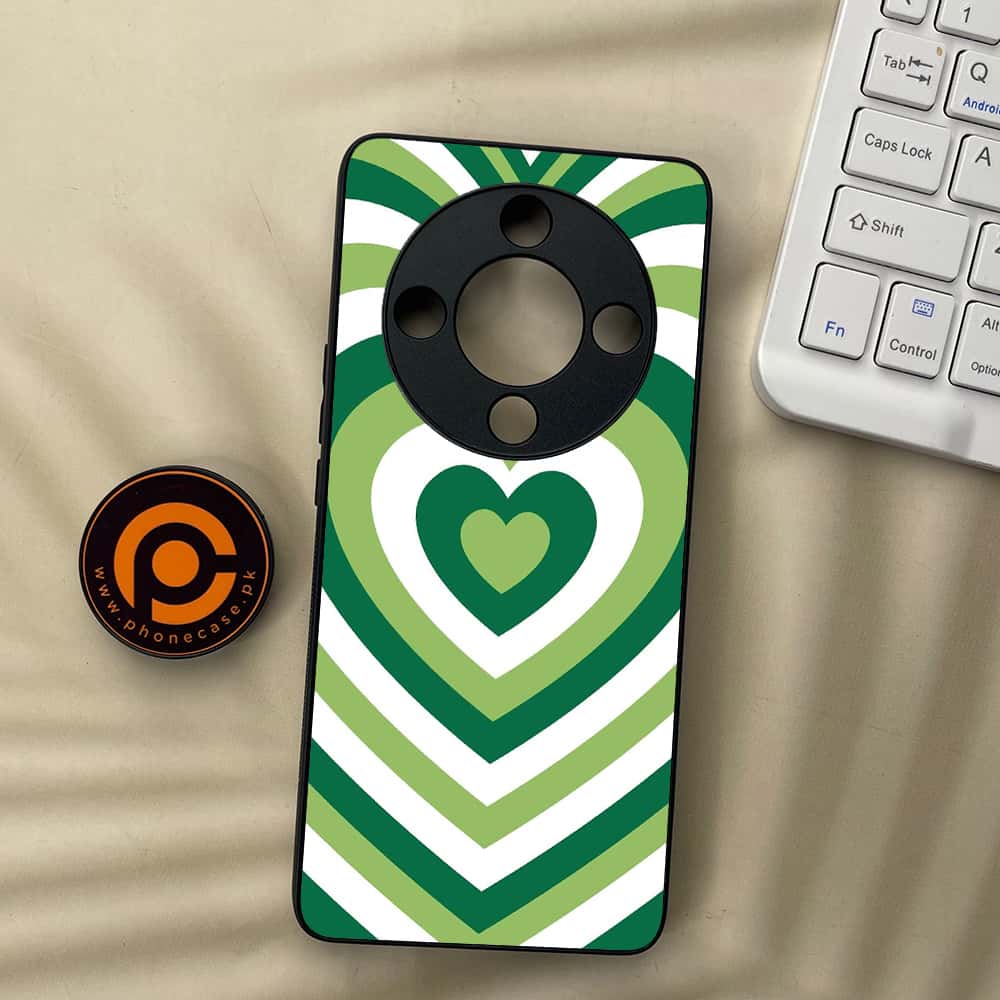 HONOR X9b 5G - Heart Beat Series - Premium Metal  Printed soft Bumper shock Proof Case
