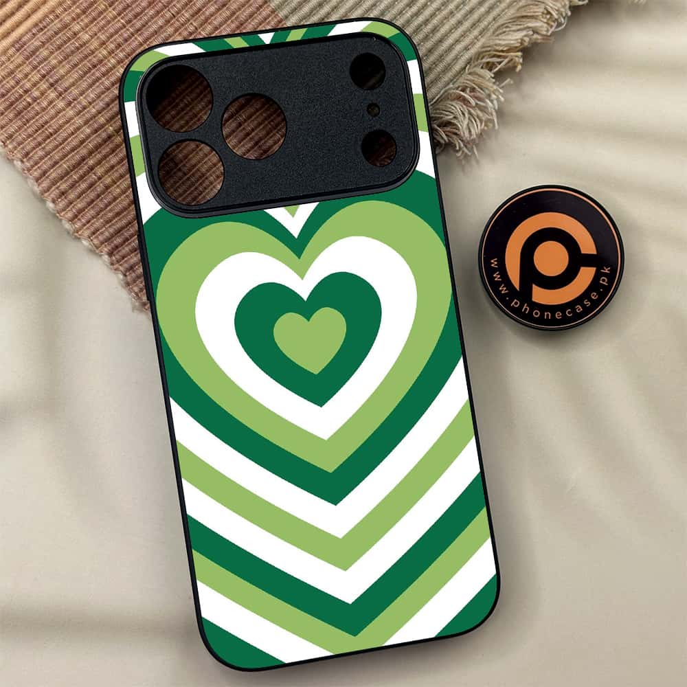 iPhone 17 Pro - Heart Beat Series - Premium Metal Printed soft Bumper shock Proof Case